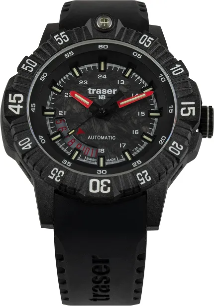 Traser TS-110961 P99 Q Tactical P99 A Tactical Carbon Rubber Strap - zdjęcie 1