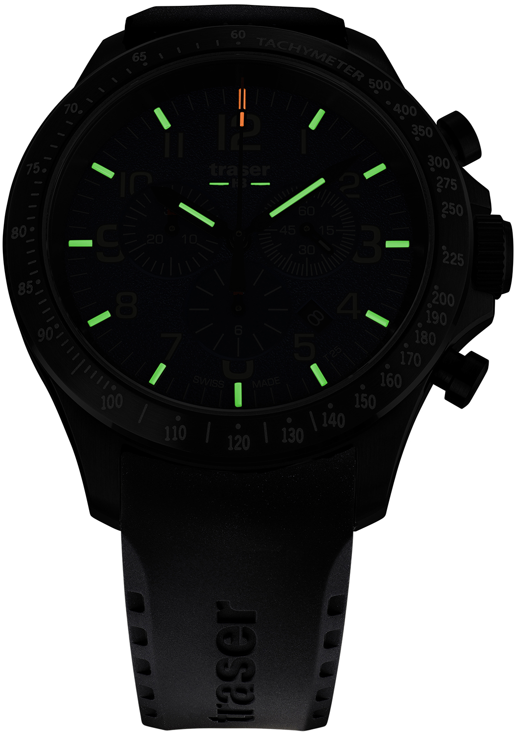 TS-109465 v1 zegarek czarny wojskowy P67 Officer Pro Chronograph pasek - miniatura 3