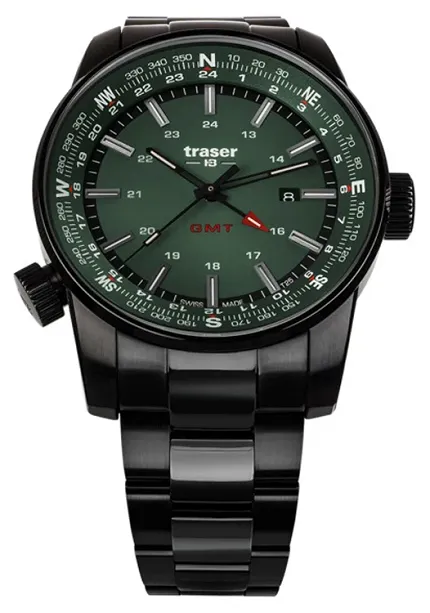Traser TS-109525 P68 Pathfinder GMT P68 Pathfinder GMT Green - zdjęcie 1
