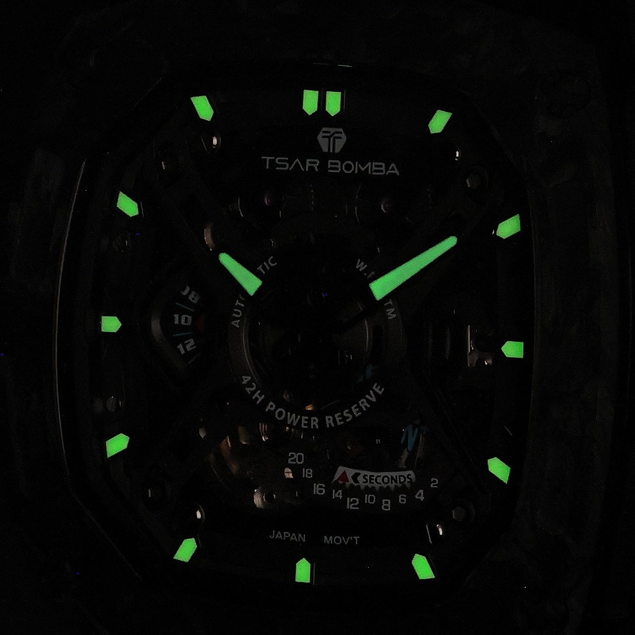 Tsar Bomba TB8605-04 zegarek amerykańskie Dark Matter