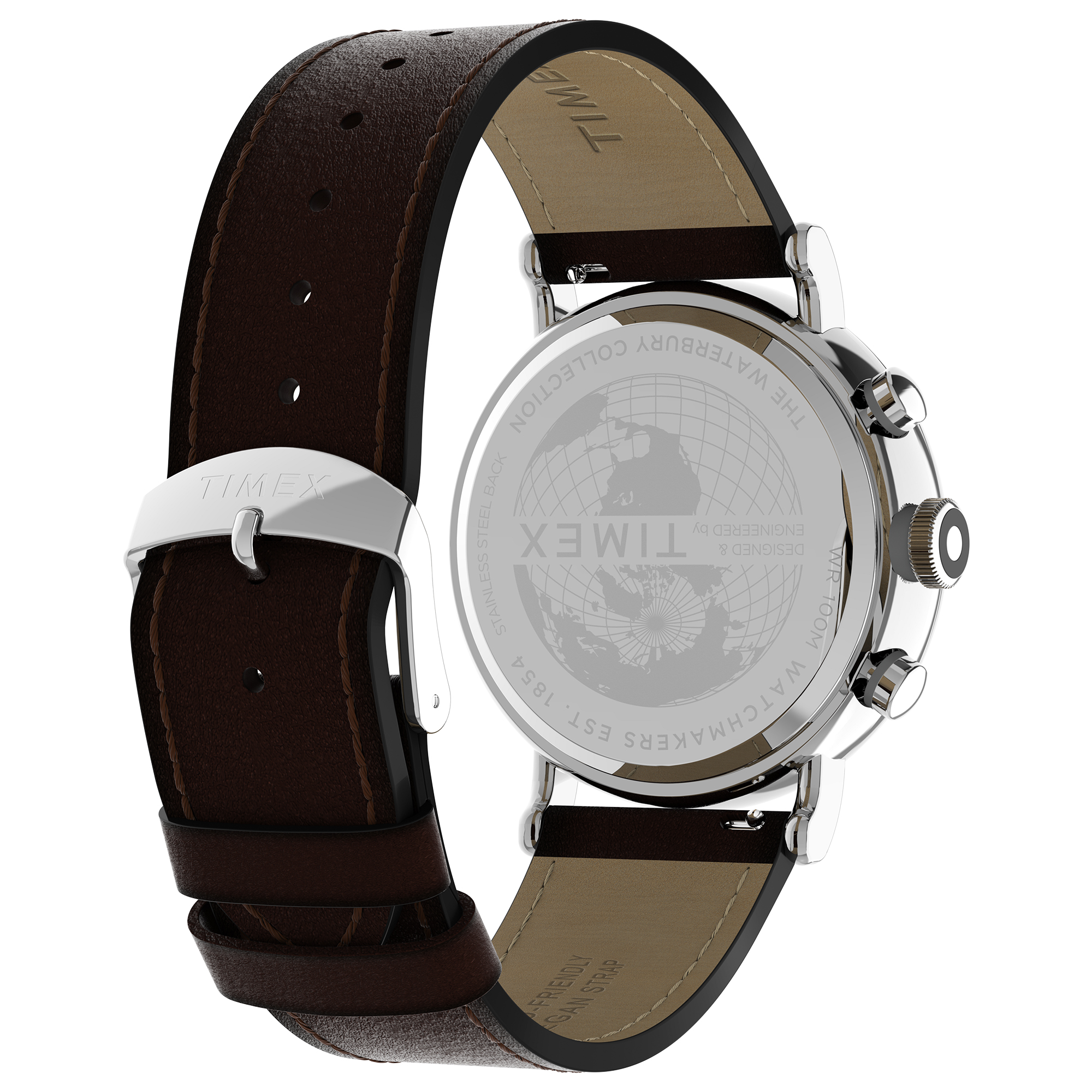 TW2W47300 zegarek srebrny klasyczny Waterbury pasek