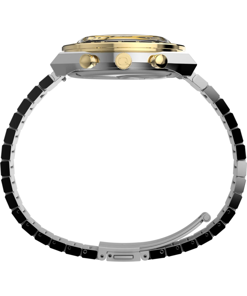 TW2W64200 zegarek srebrny sportowy Q Timex Reissue bransoleta - miniatura 5