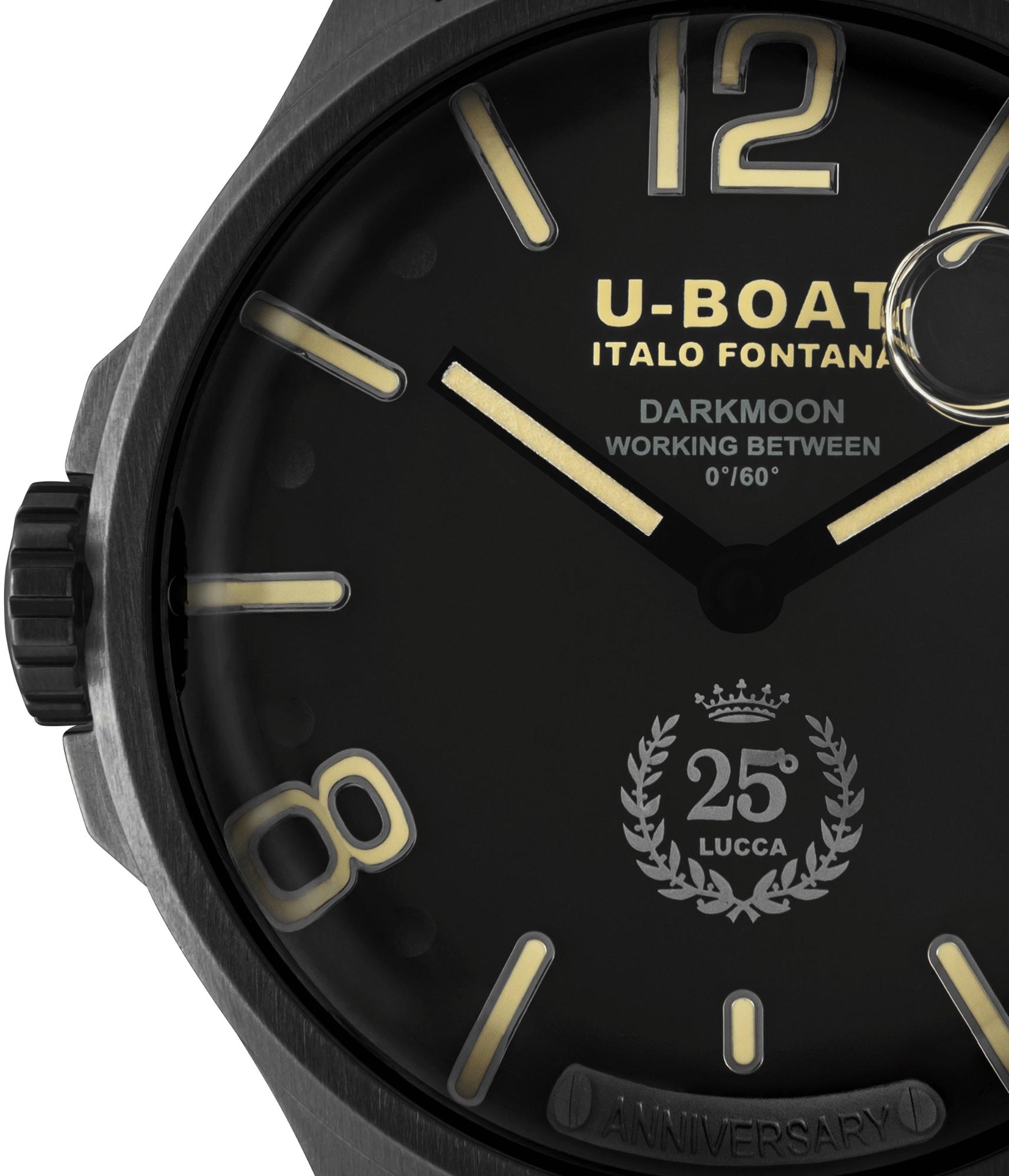 U-BOAT 2026 męski zegarek Darkmoon pasek