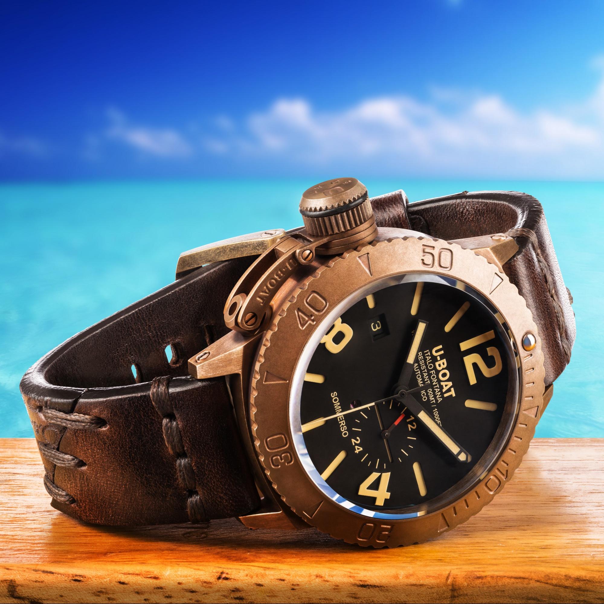 U-BOAT 8486 męski zegarek Sommerso pasek
