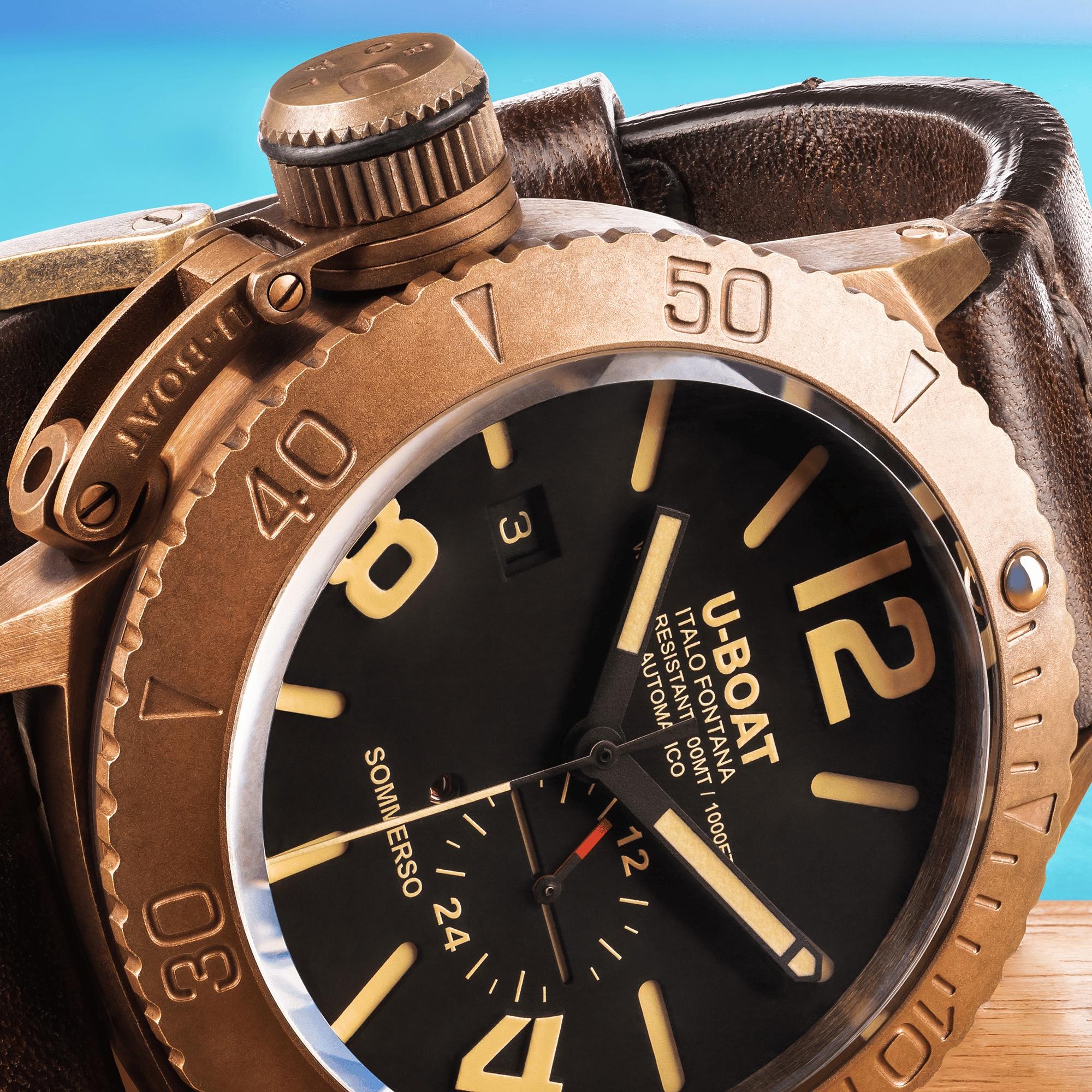 U-BOAT 8486 SOMMERSO BRONZO zegarek luksusowy Sommerso