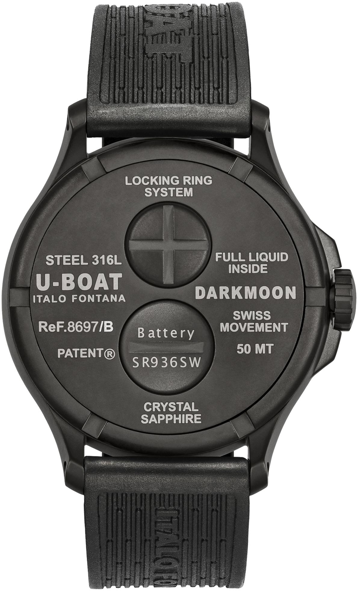 U-BOAT 8697 zegarek męski Darkmoon