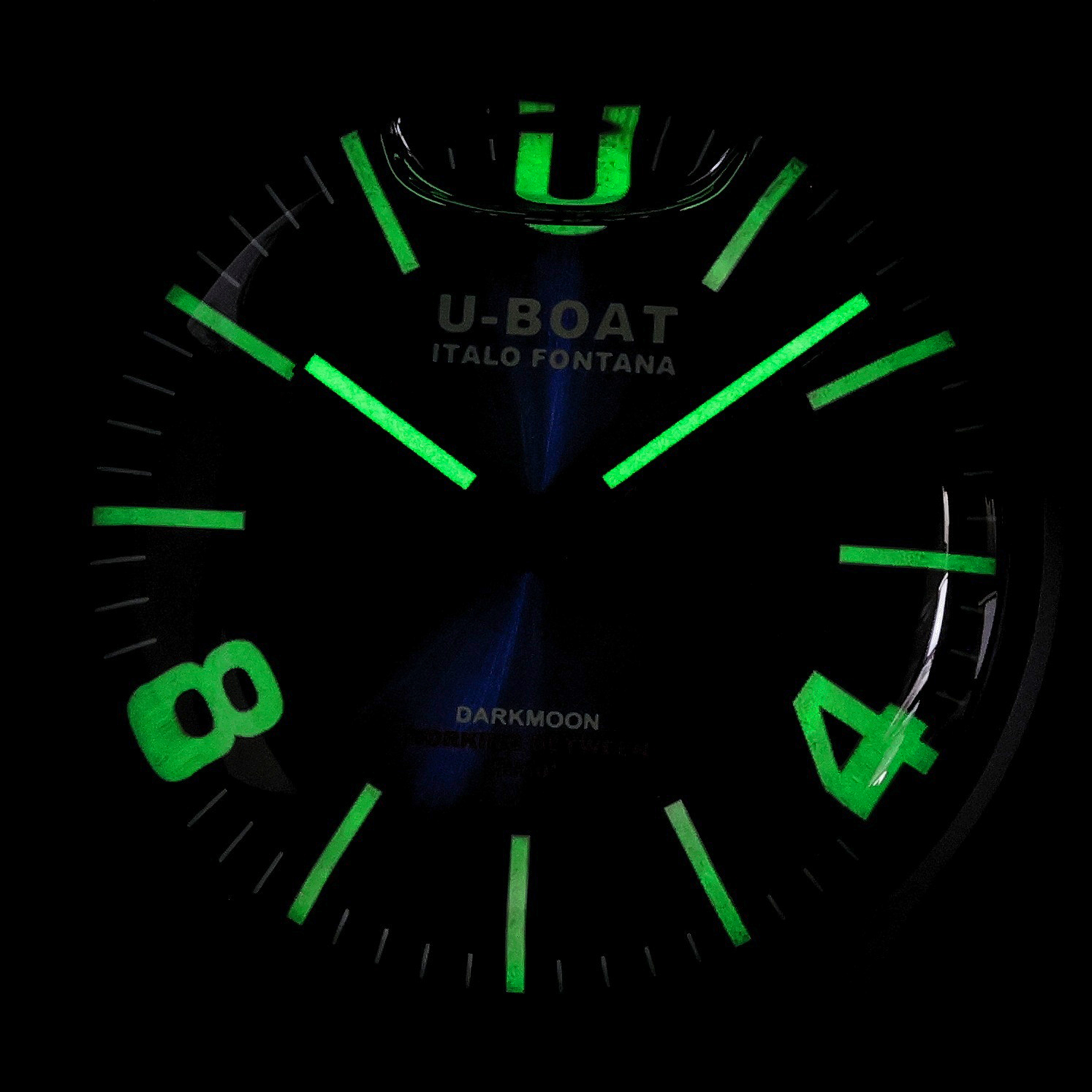 U-BOAT 8700 DARKMOON 44MM BLUE IPB SOLEIL zegarek klasyczny Darkmoon