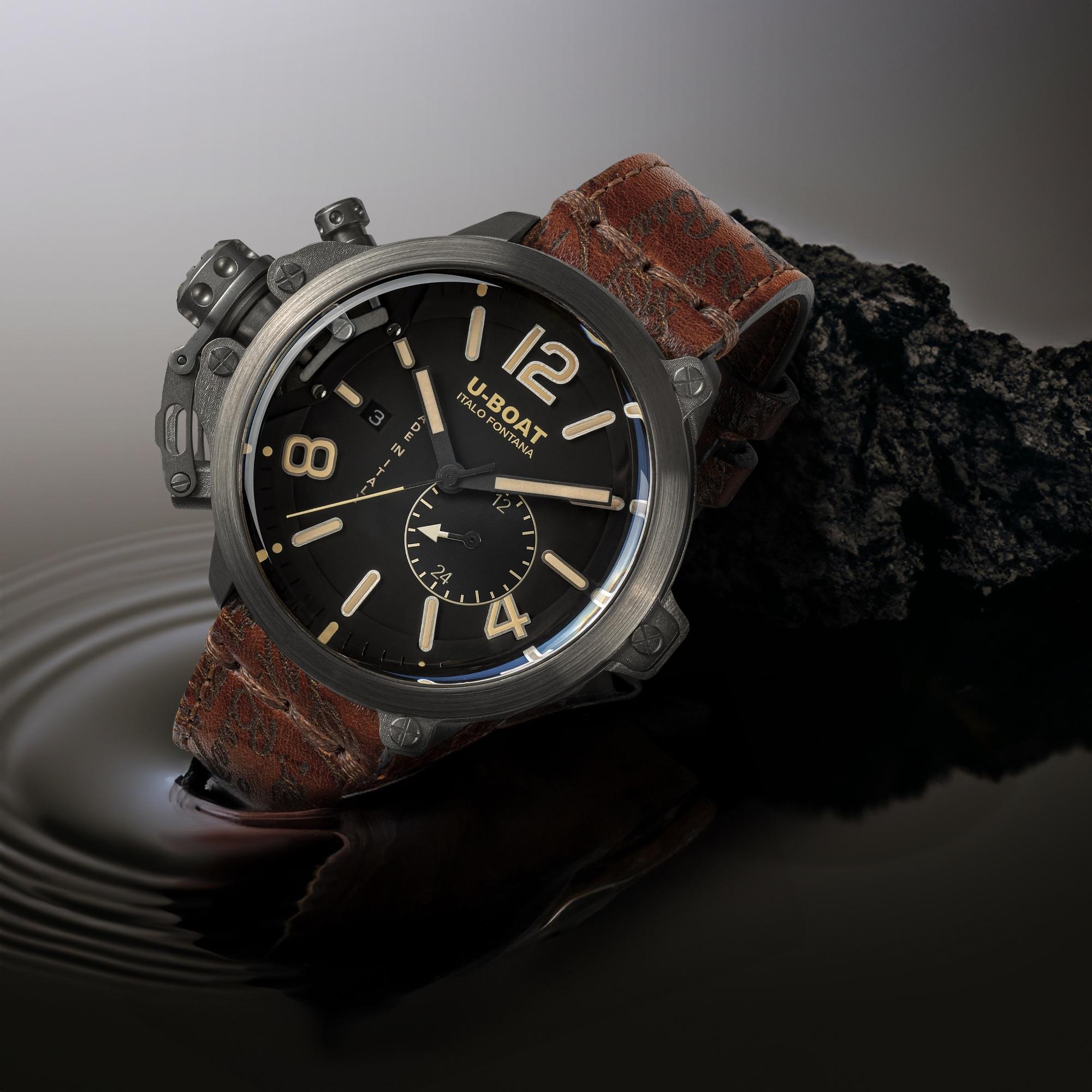 U-BOAT 8805 CAPSULE 50MM GREY AUTOMATIC LIMITED EDITION zegarek klasyczny Capsule