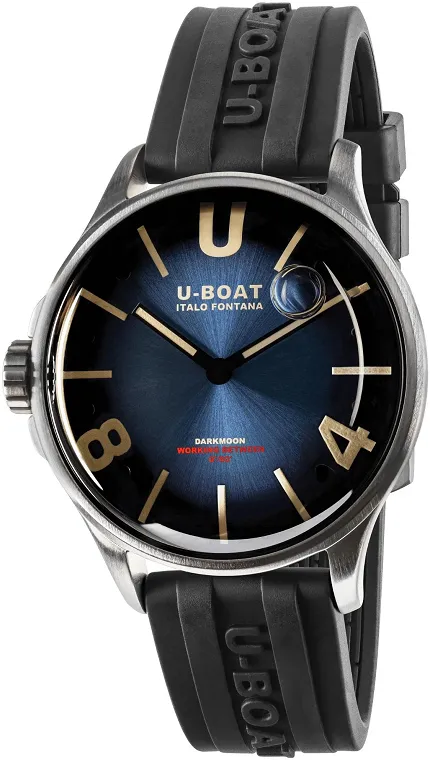 U-BOAT 9021 Darkmoon DARKMOON 40 MM BLUE SOLEIL SS