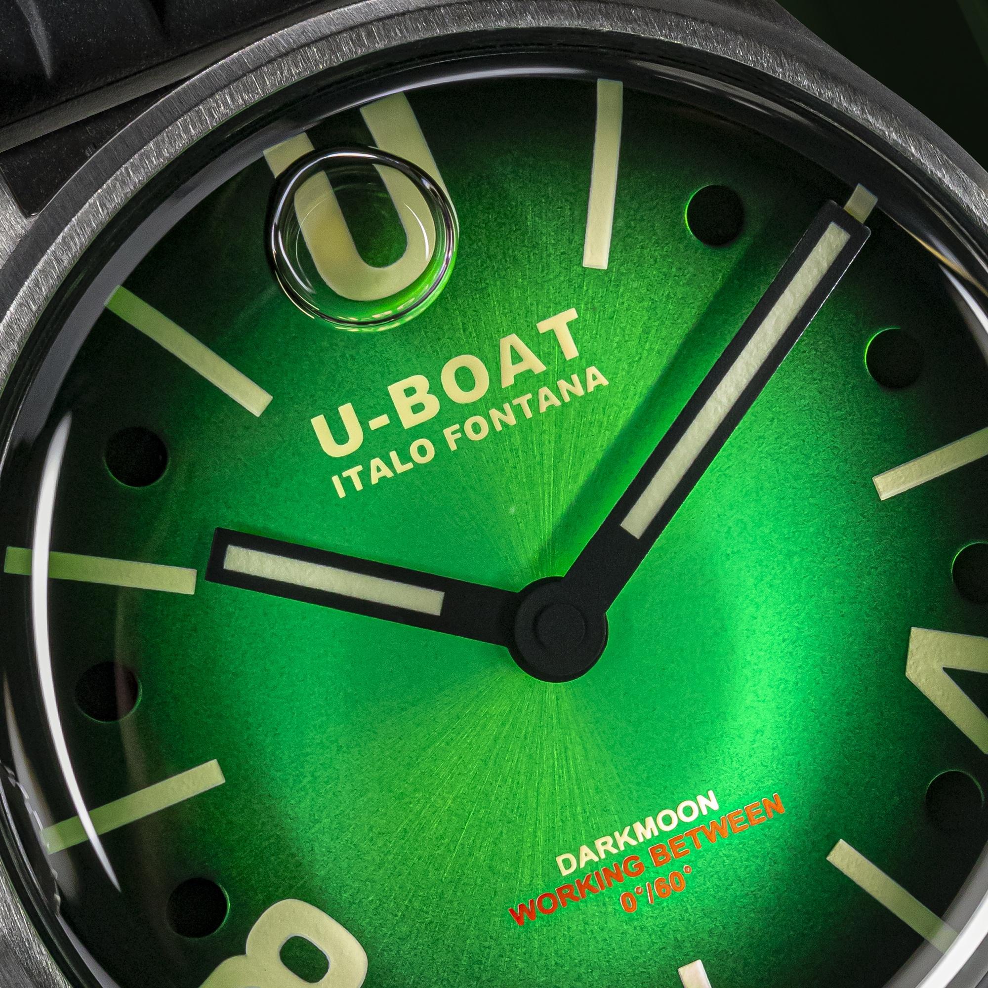 U-BOAT 9502 męski zegarek Darkmoon pasek