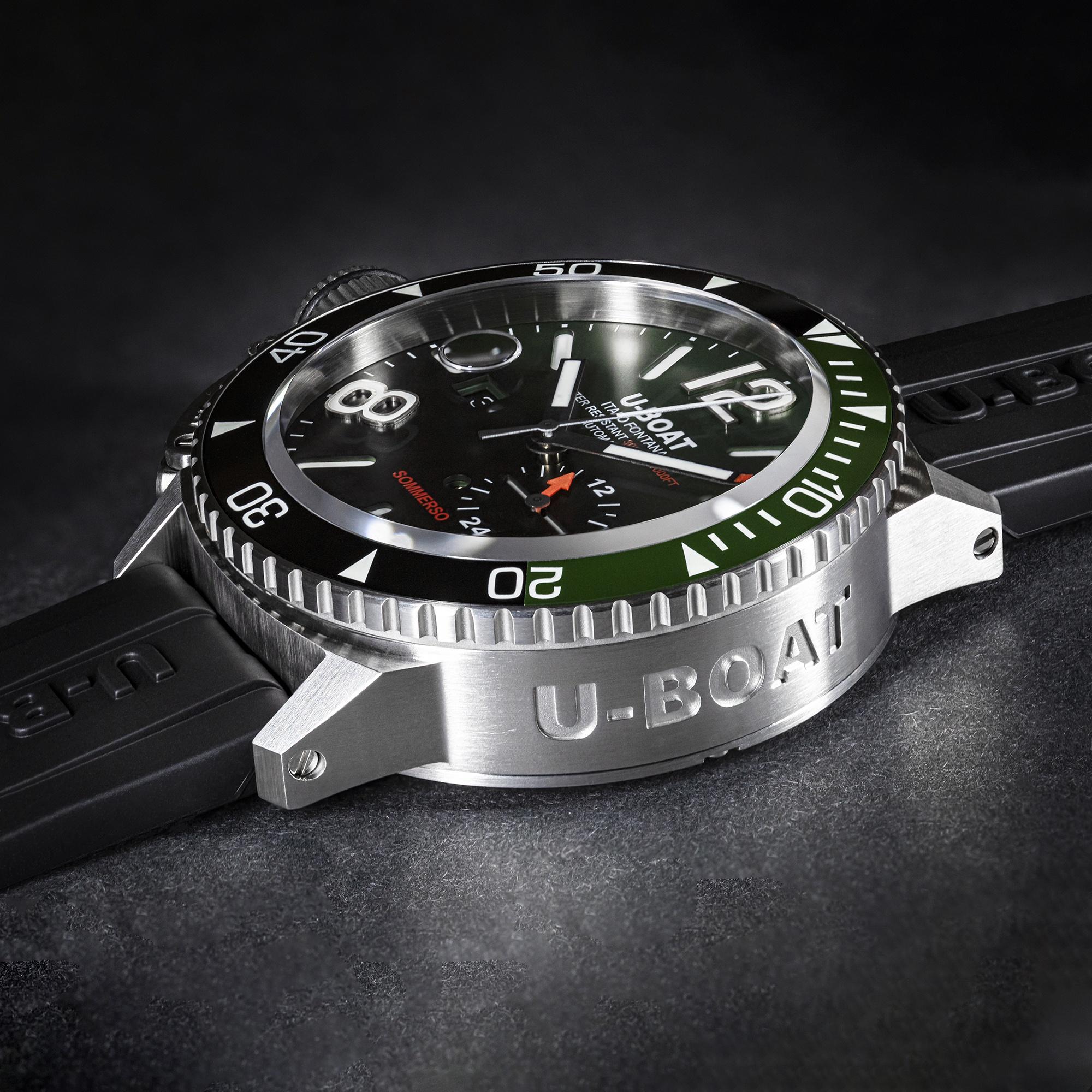 U-BOAT 9520 męski zegarek Sommerso pasek