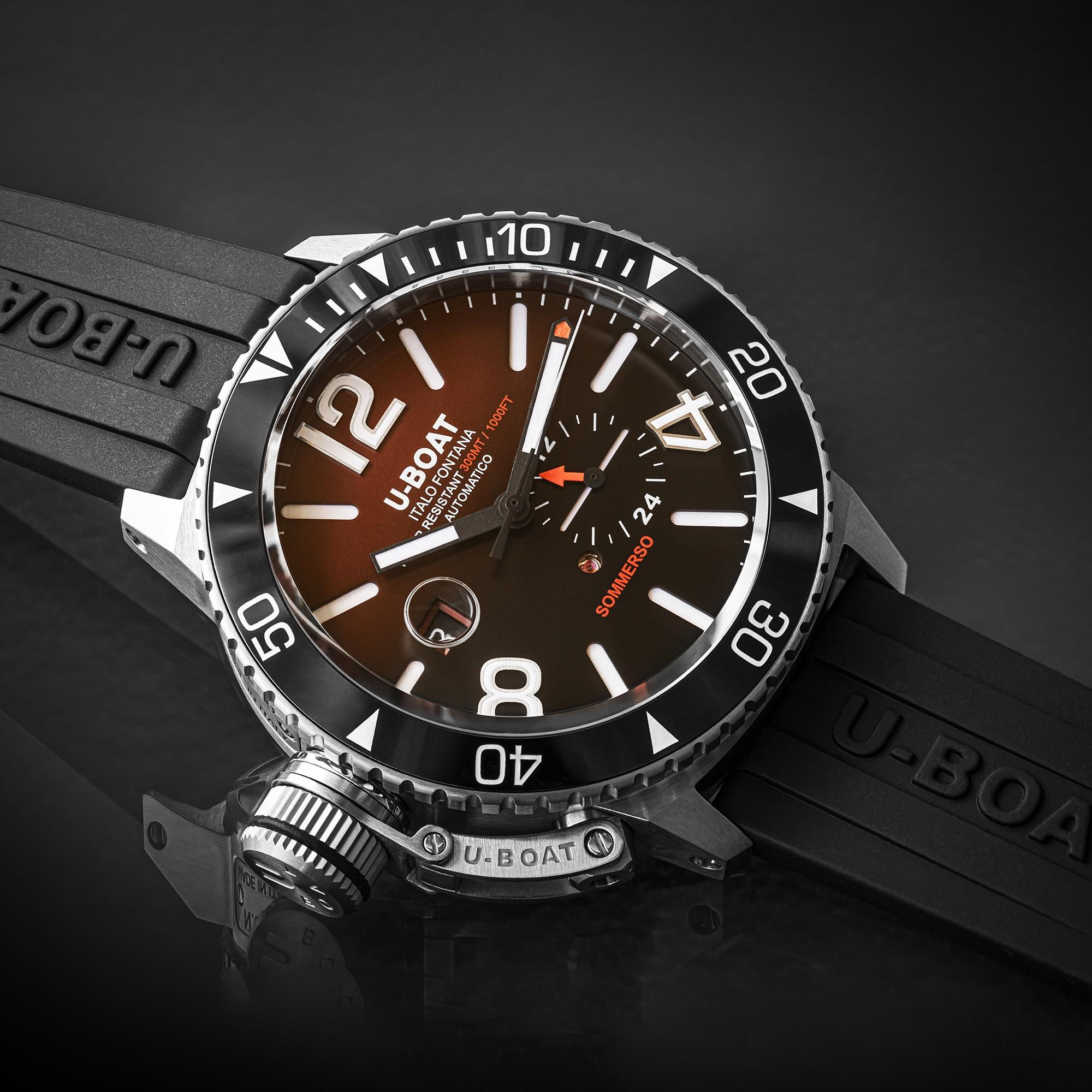 U-BOAT 9521 męski zegarek Sommerso pasek