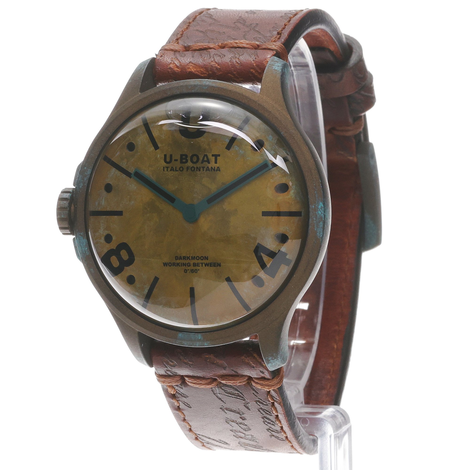 U-BOAT 9600 Darkmoon Darkmoon 45mm UNICO zegarek męski retro szafirowe - miniatura 2