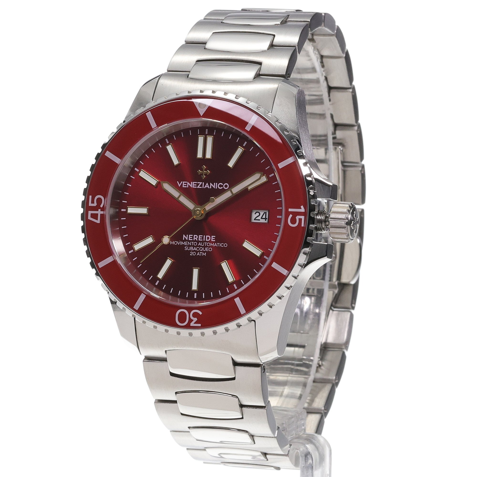 Venezianico 3321503C NEREIDE 42 Nereide klasyczny zegarek srebrny
