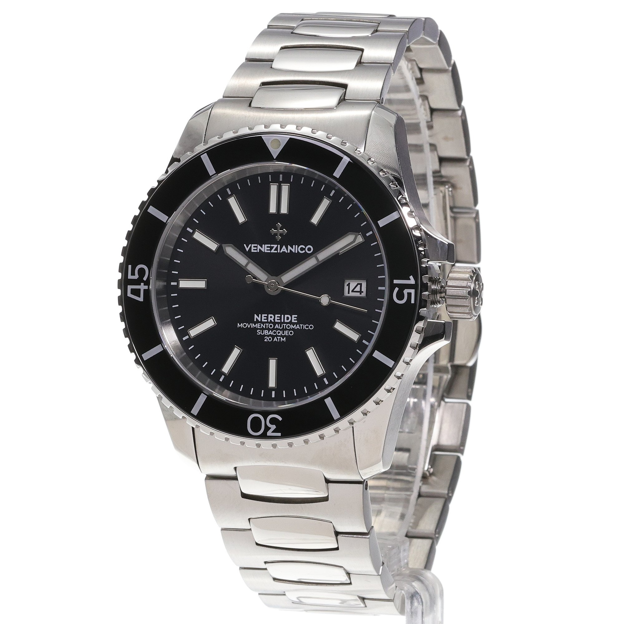 Venezianico 3321504C NEREIDE 42 Nereide klasyczny zegarek srebrny