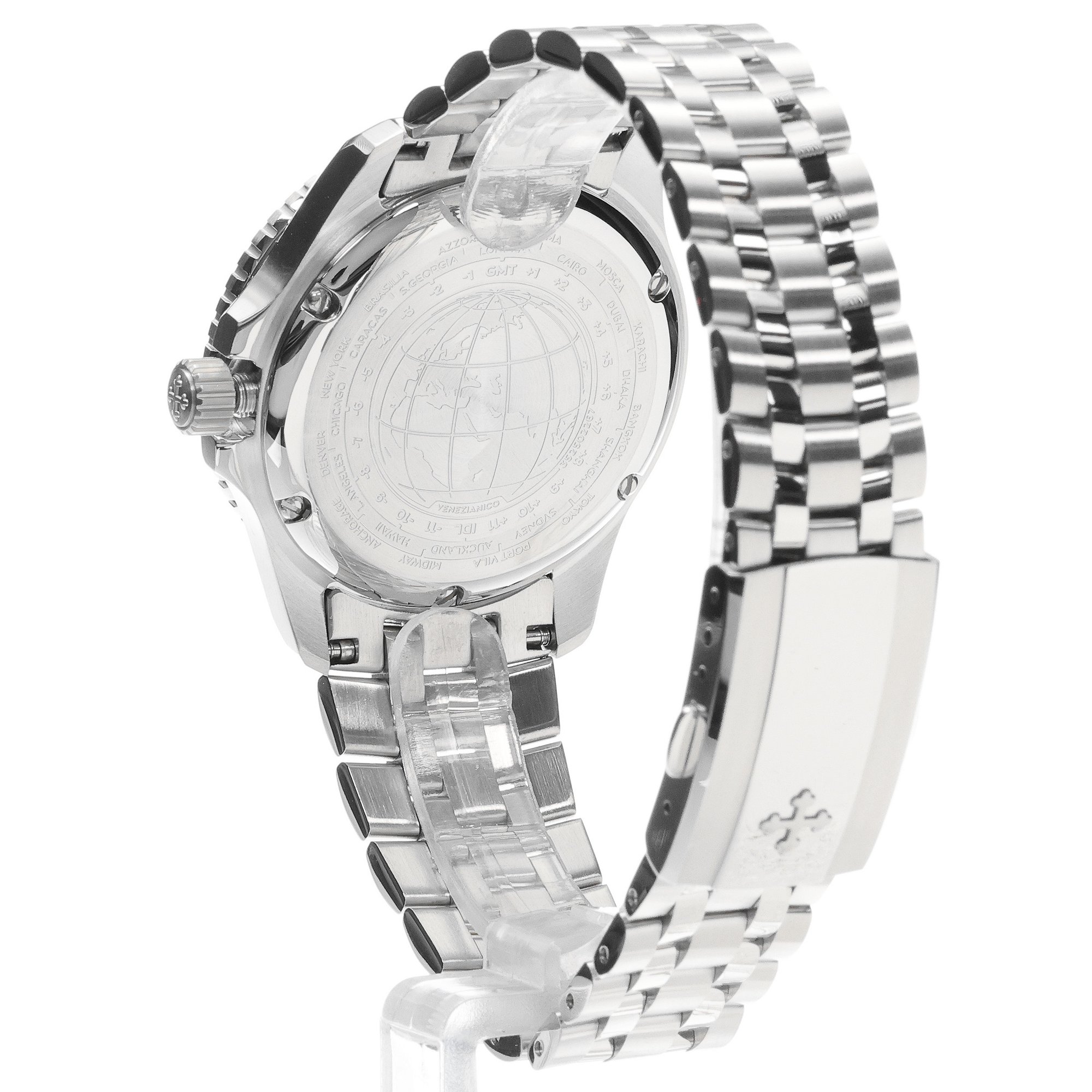 Venezianico 3521511S zegarek męski elegancki Nereide GMT bransoleta - miniatura 4