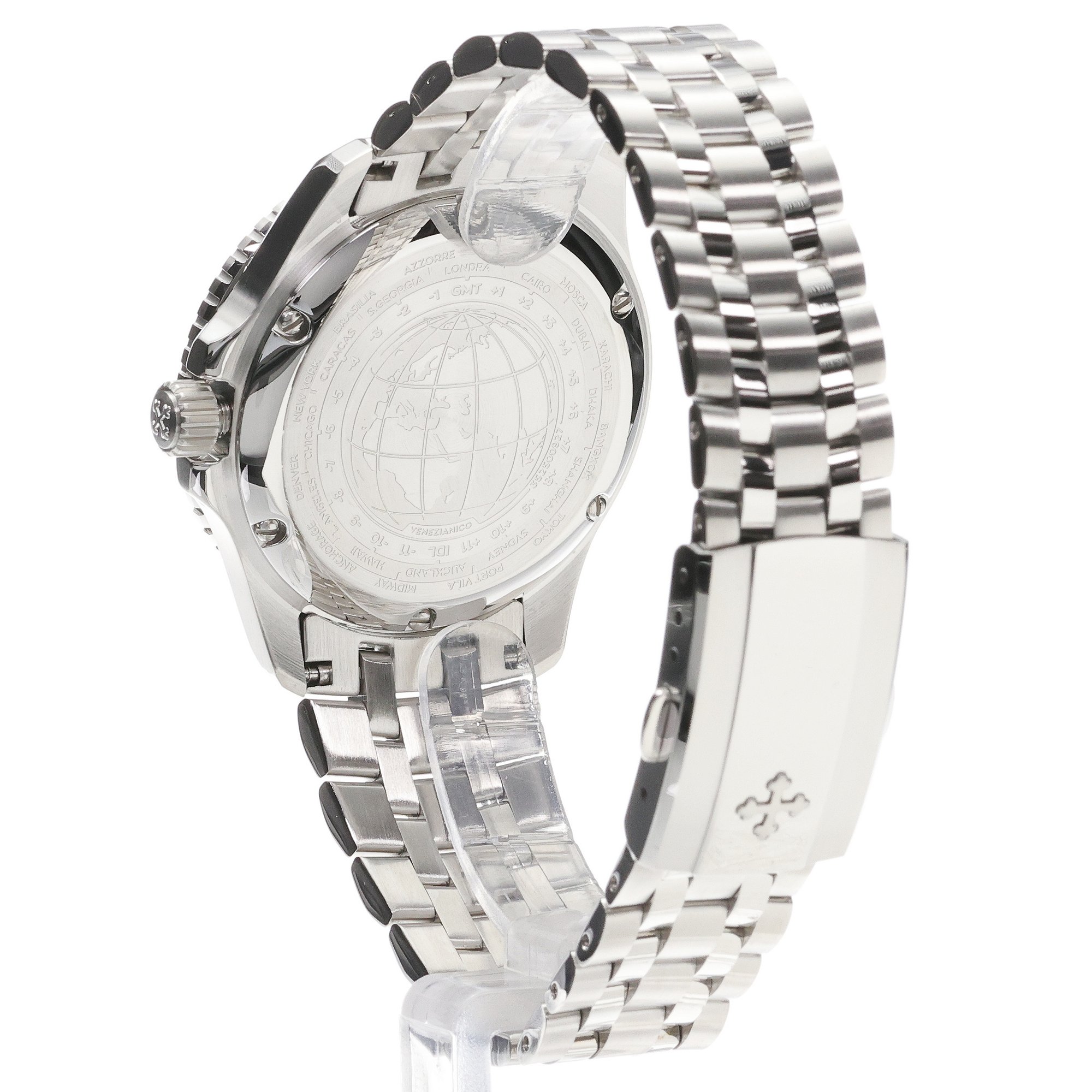 Venezianico 3521512S NEREIDE GMT 39 Nereide GMT elegancki zegarek srebrny - miniatura 4