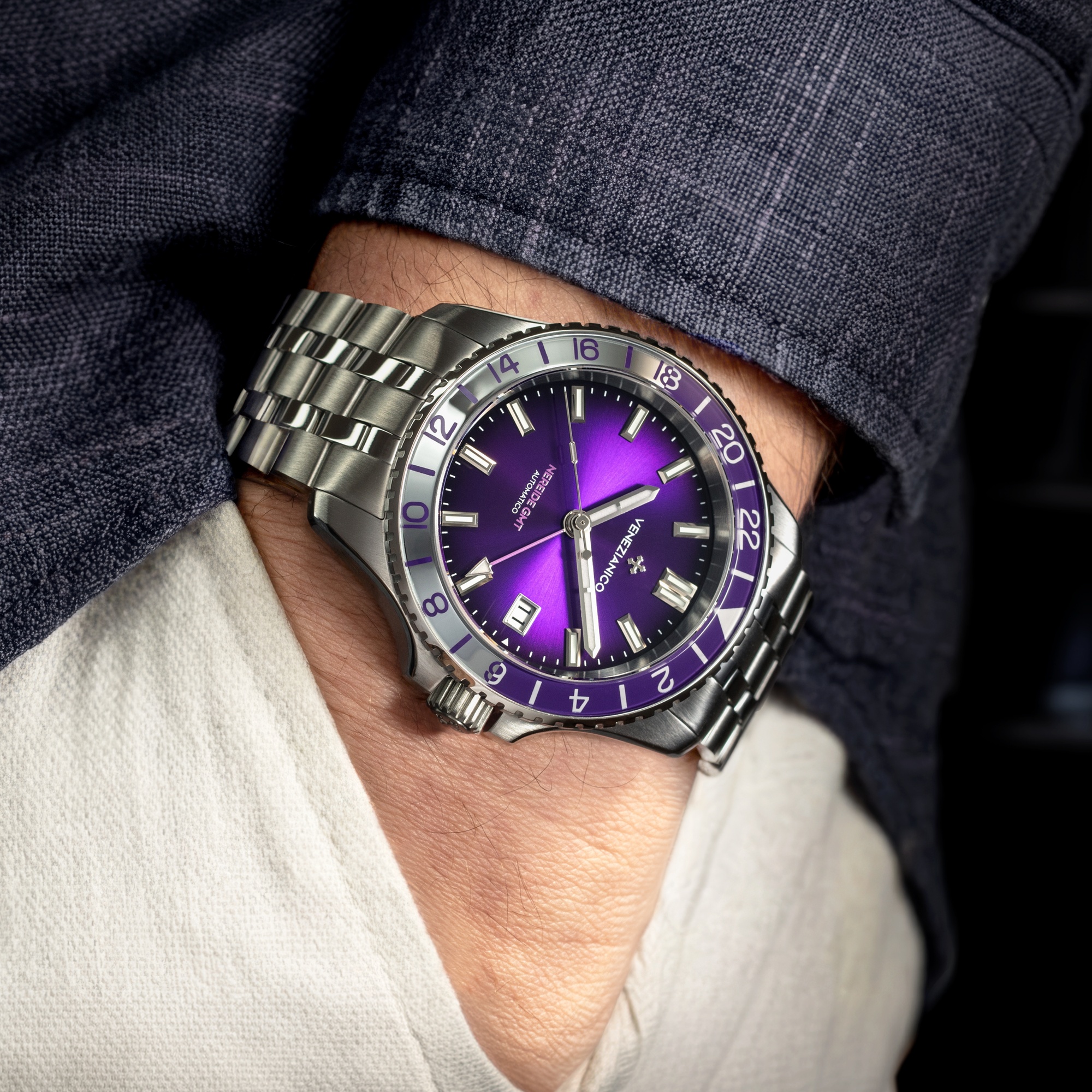 NEREIDE GMT 39 Venezianico 3521512S - hover