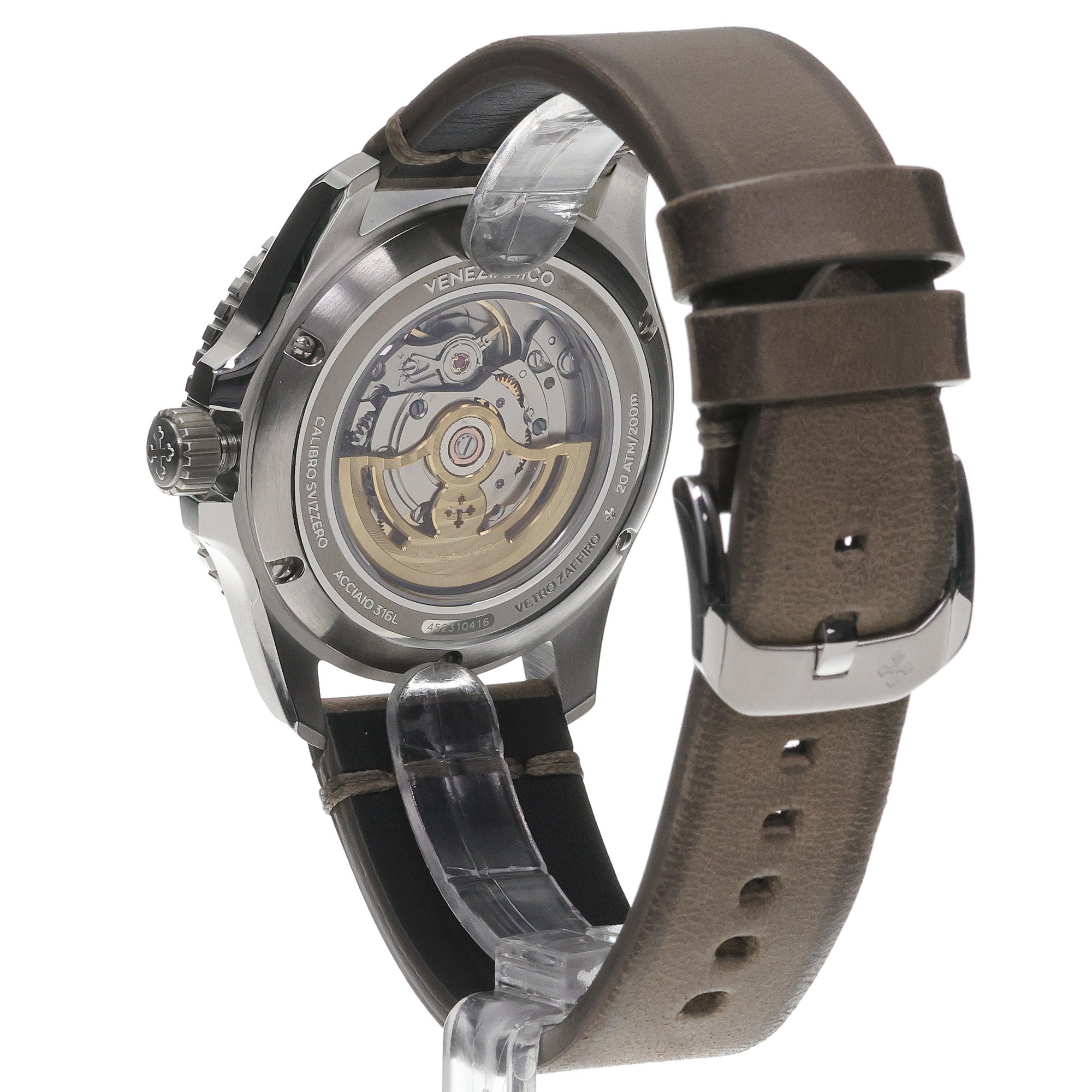 Venezianico 4521565 Nereide 42 Damasco Nereide elegancki zegarek srebrny