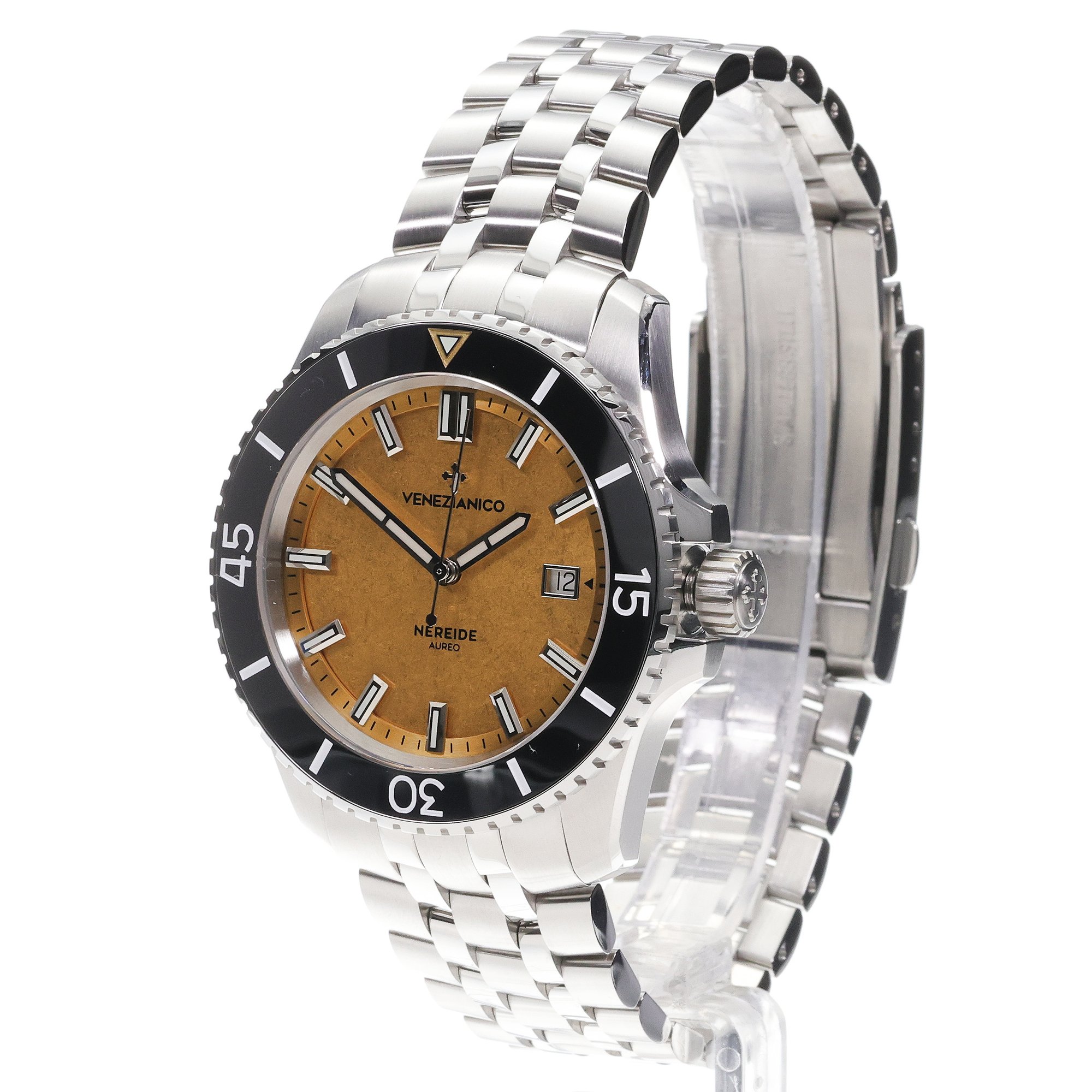 Venezianico 4521590S NEREIDE 42 Aureo Nereide elegancki zegarek srebrny