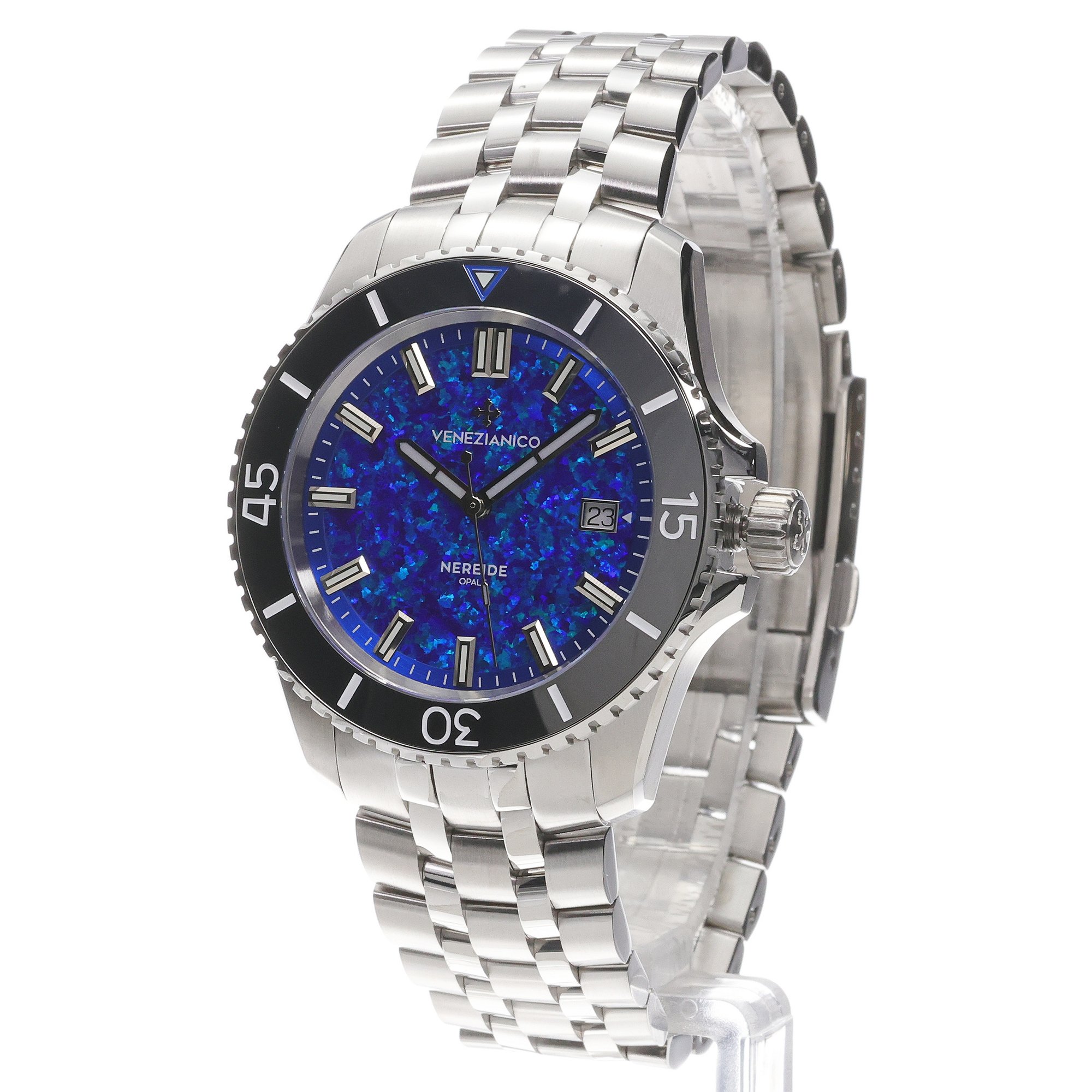 Venezianico Nereide Opale Blu zegarek męski Nereide srebrny - miniatura 2