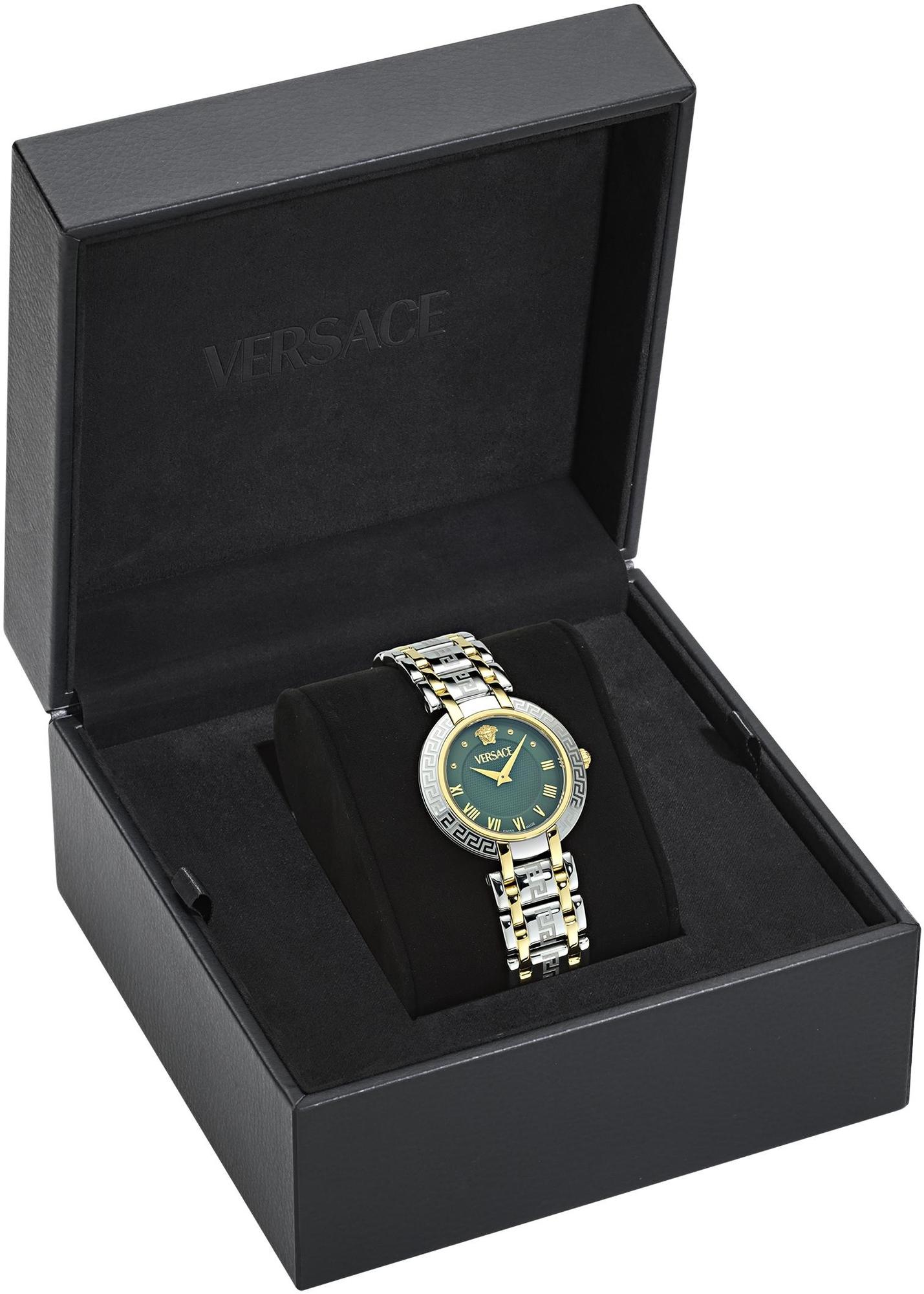 Versace VE0P00425 zegarek srebrny fashion-modowy Versace bransoleta - miniatura 4