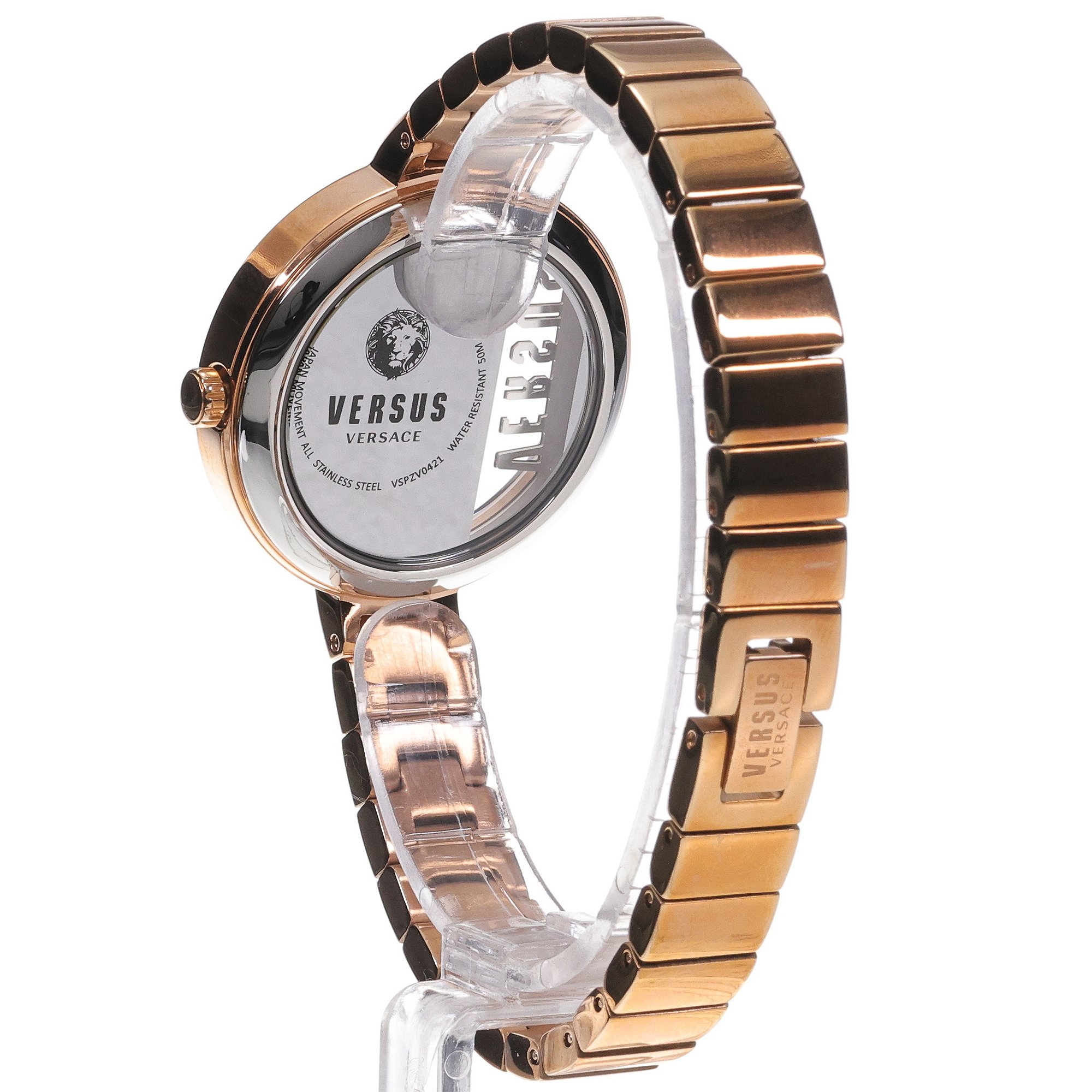 Versus Versace VSPZV0421 zegarek różowe złoto fashion-modowy Damskie bransoleta