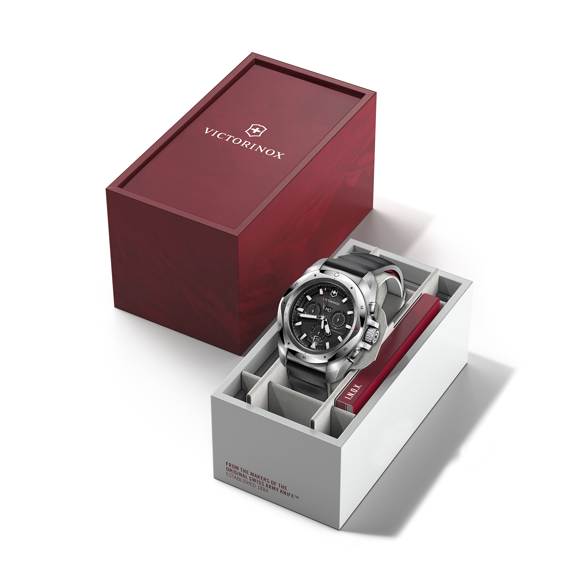 Victorinox 241983 INOX Quartz Chrono zegarek klasyczny INOX - miniatura 8