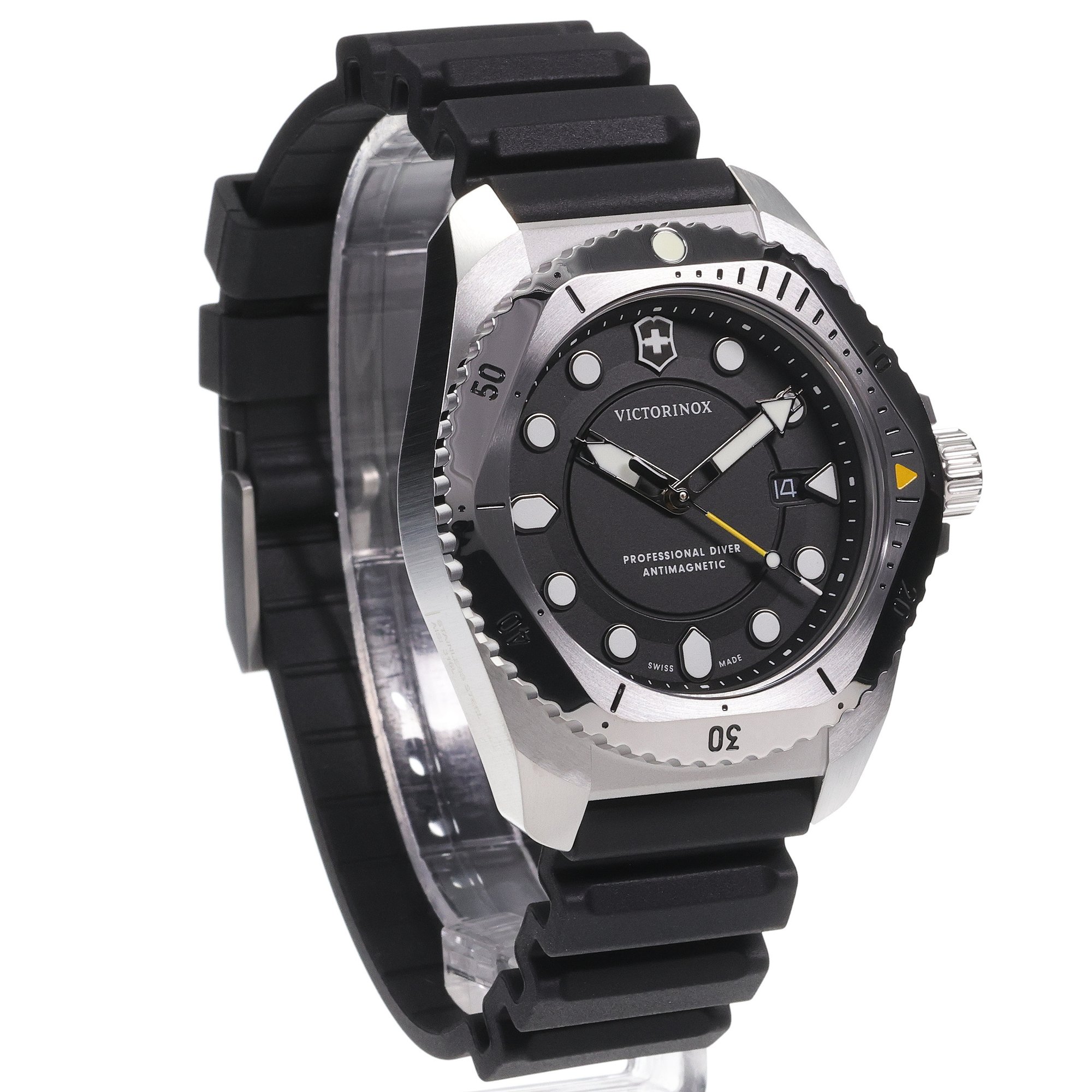 Victorinox 241990 Dive Pro Quartz Dive Pro klasyczny zegarek srebrny - miniatura 3