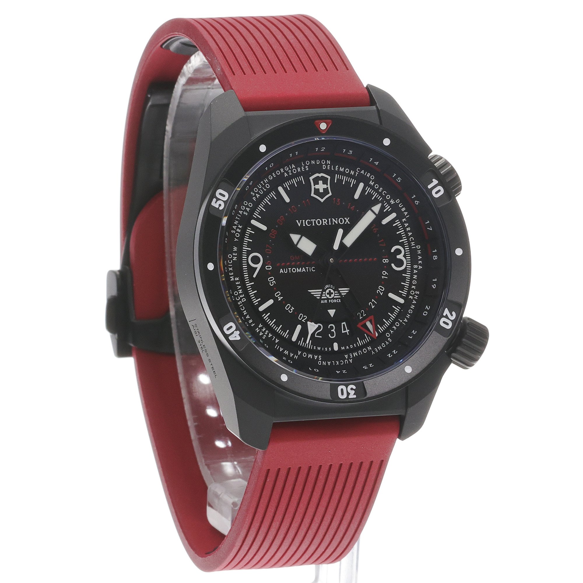 Victorinox 242006 zegarek męski Air Pro czarny - miniatura 3