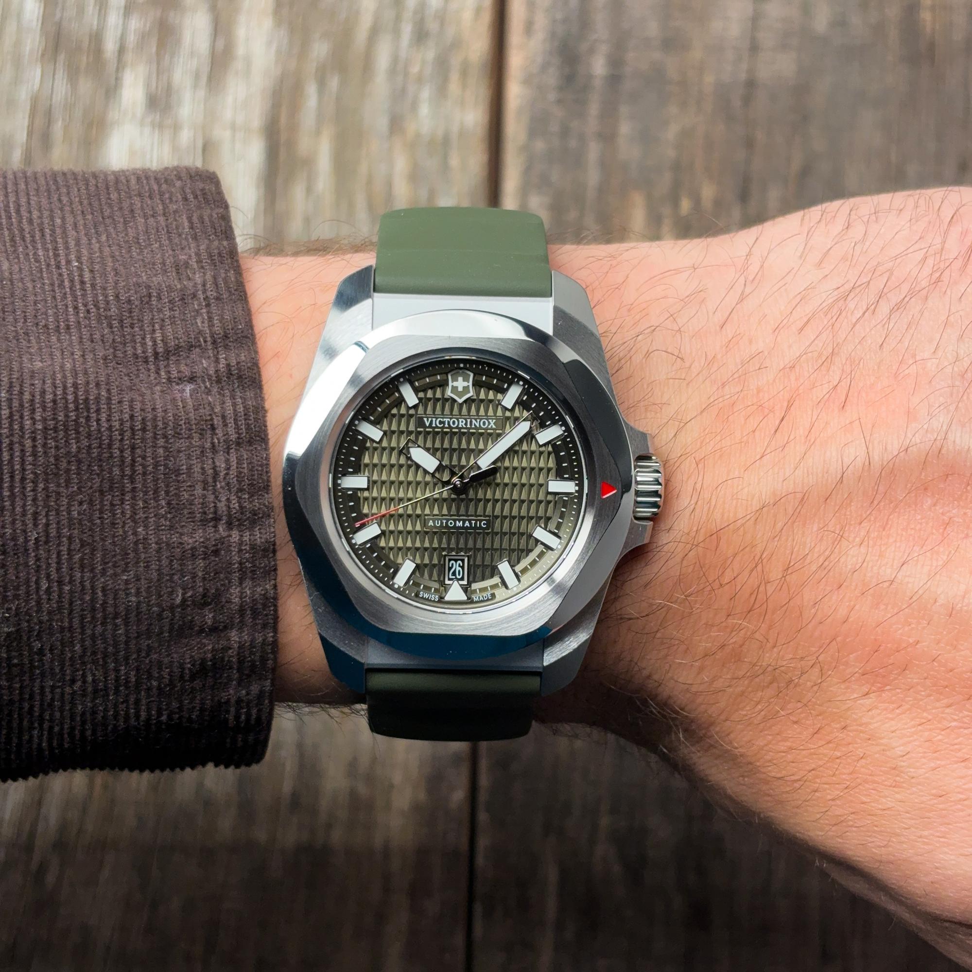 Victorinox 2420171 INOX INOX Automatic Steel Green pasek - miniatura 16