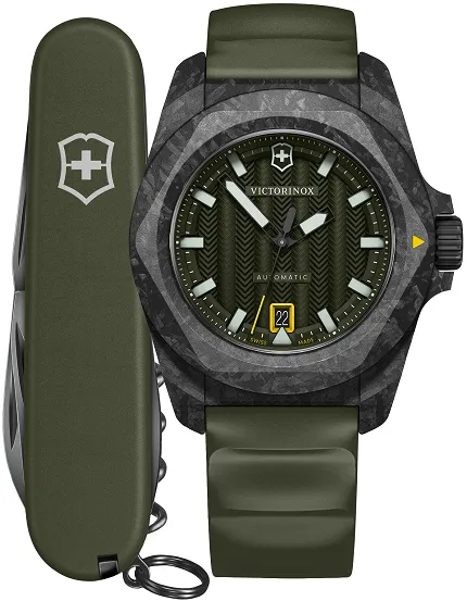 Victorinox 2420211 INOX INOX Automatic Carbon Green - zdjęcie 1
