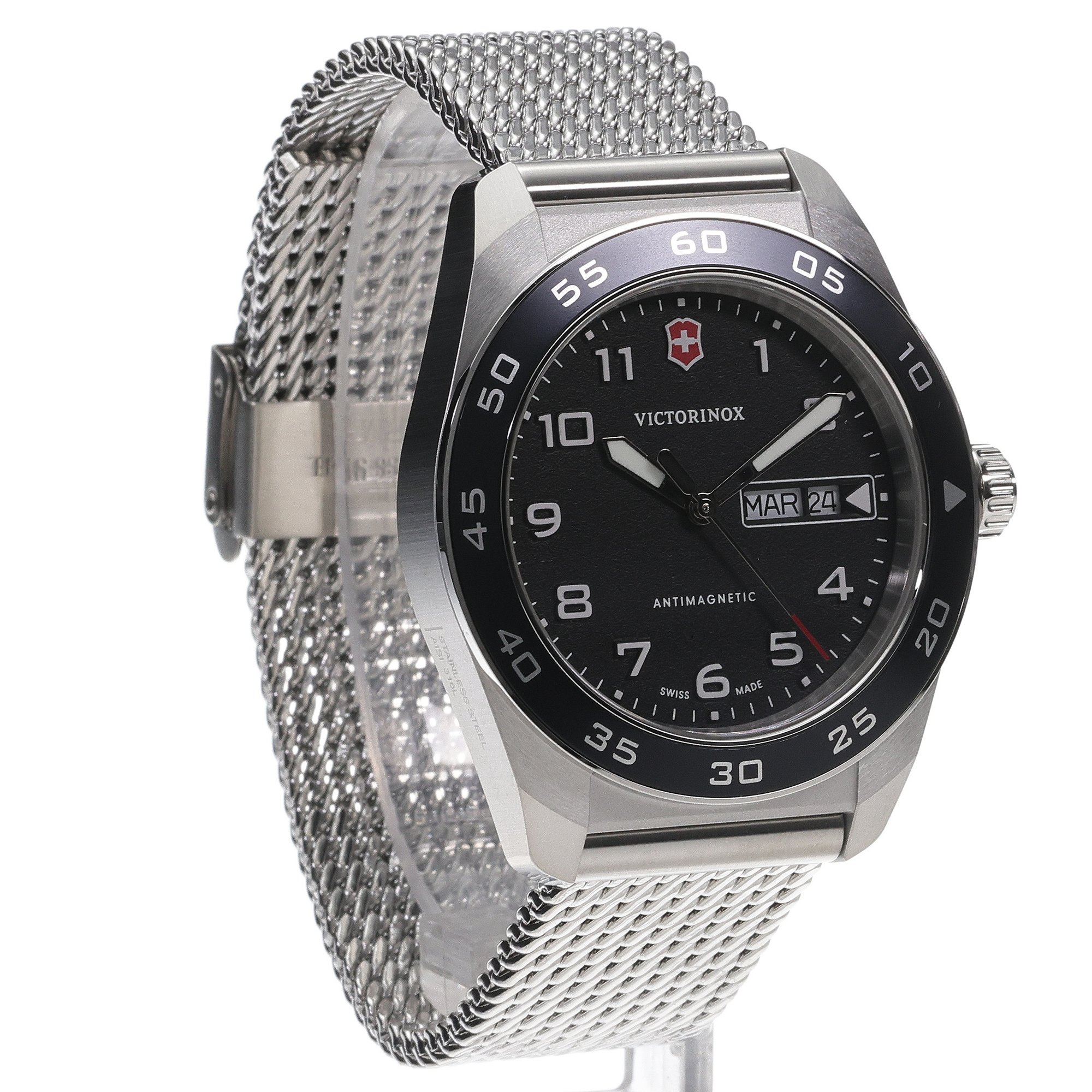 Victorinox 242043 Swiss Army Swiss Army Quartz 42mm zegarek męski sportowy szafirowe