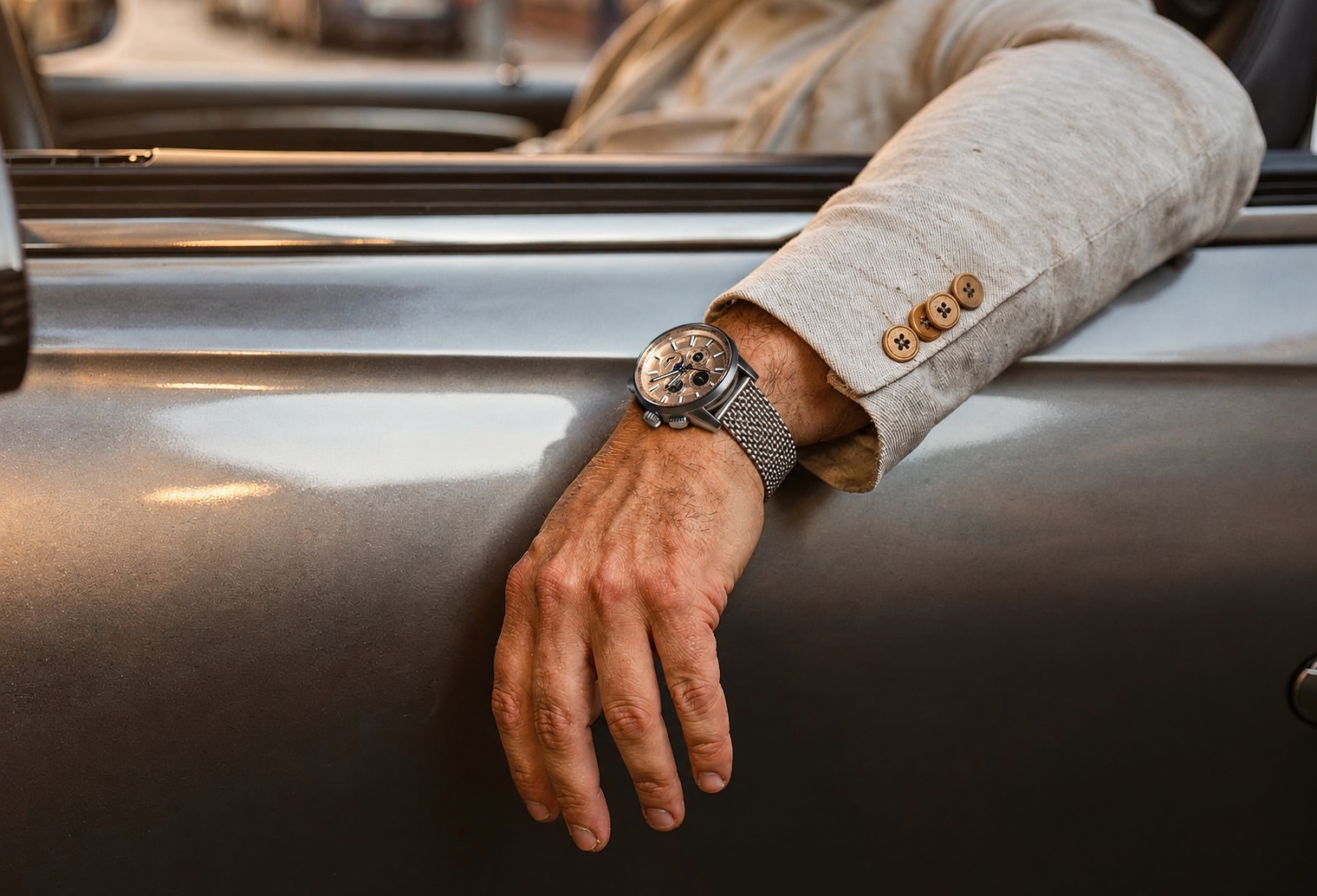 Vostok Europe 6P00-561A789B Limousine 43mm Generation 2 Multifunction Moonphase zegarek klasyczny Limousine - miniatura 3