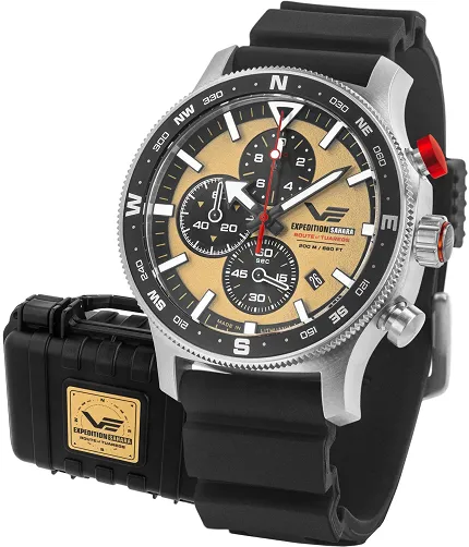 Vostok Europe 6S10-598A753 Expedition Expedition Sahara Route of Tuaregs Chrono 48mm - zdjęcie 1