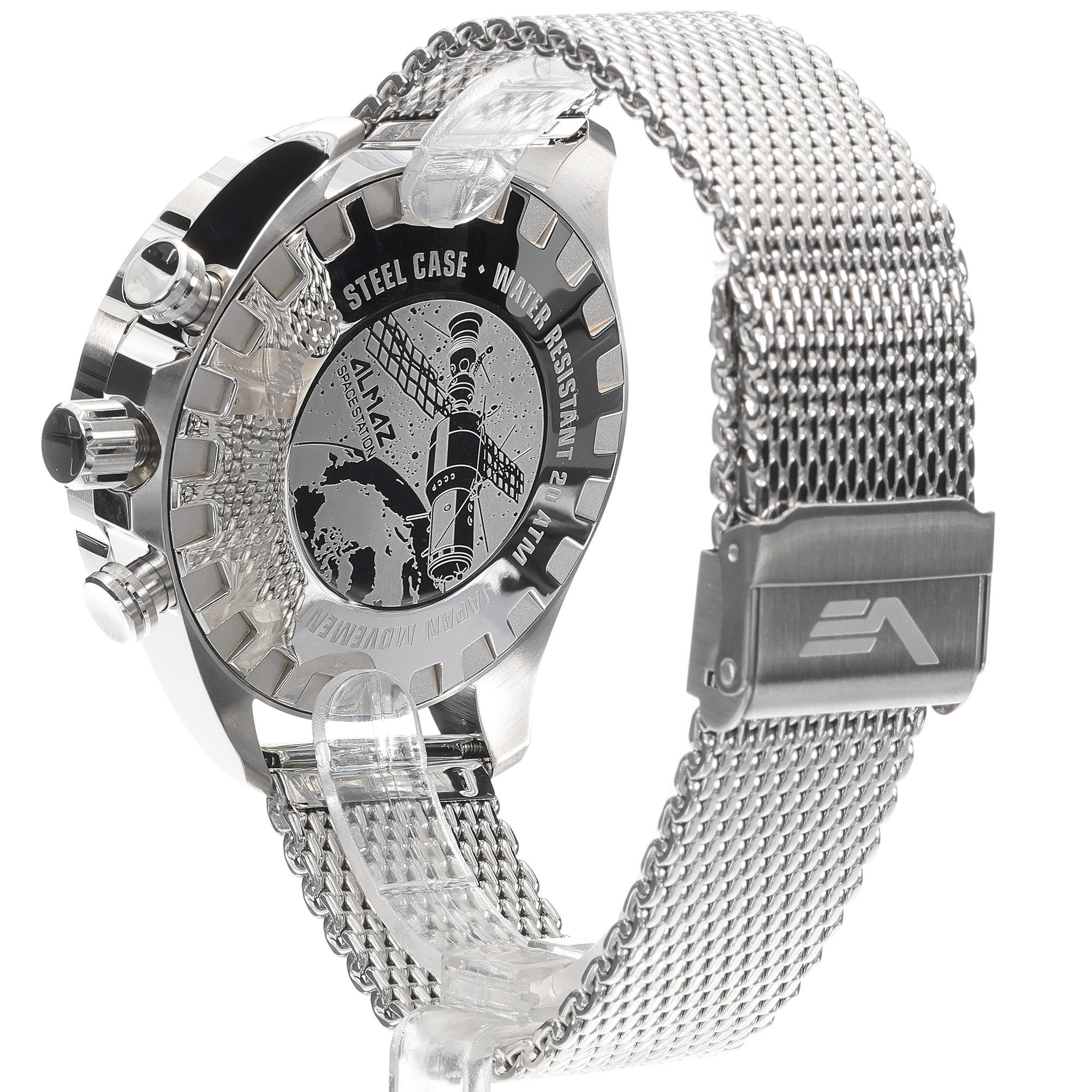 Vostok Europe 6S11-320A675B zegarek srebrny klasyczny Almaz bransoleta - miniatura 4
