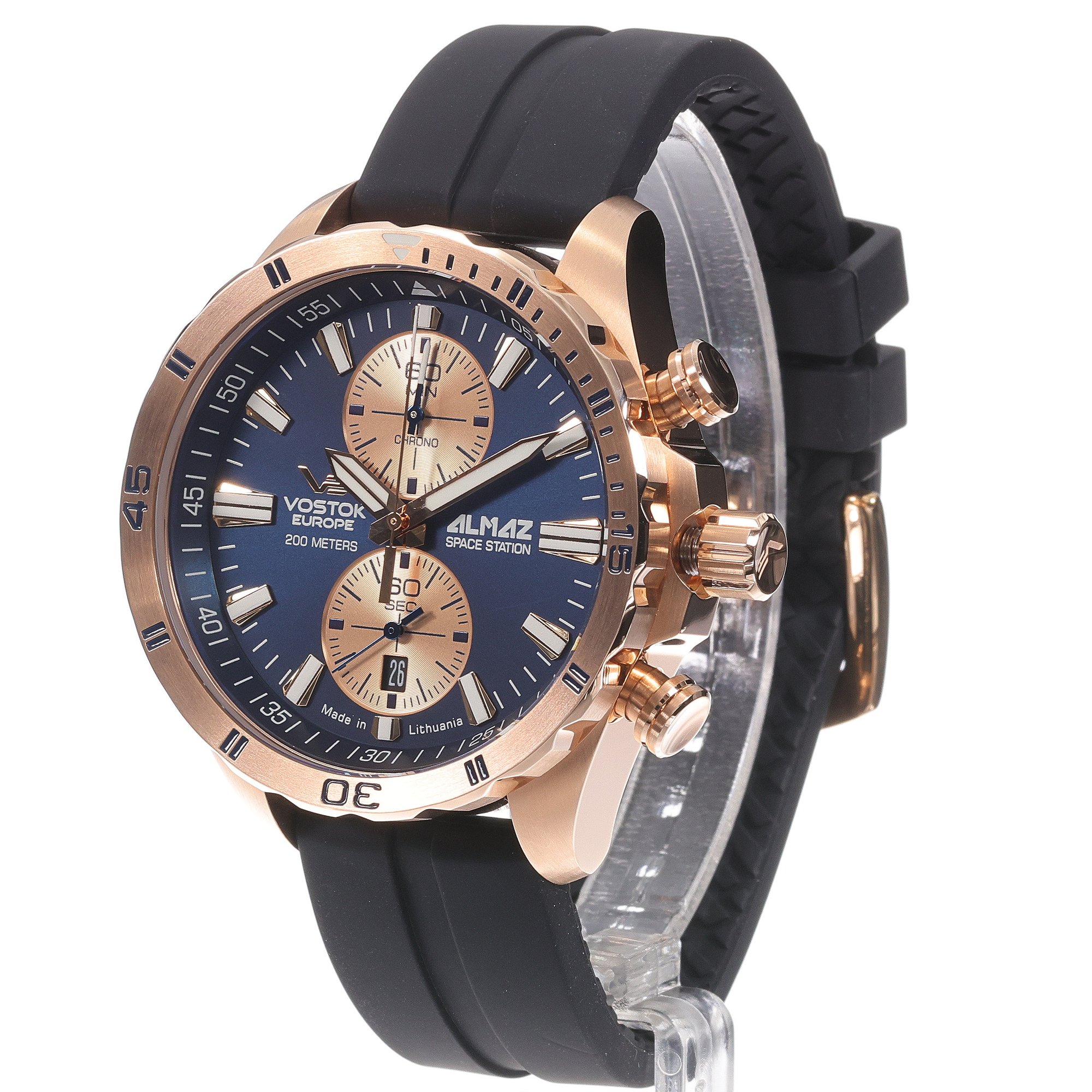 Vostok Europe 6S11-320B660S Almaz Chrono zegarek klasyczny Almaz - miniatura 2