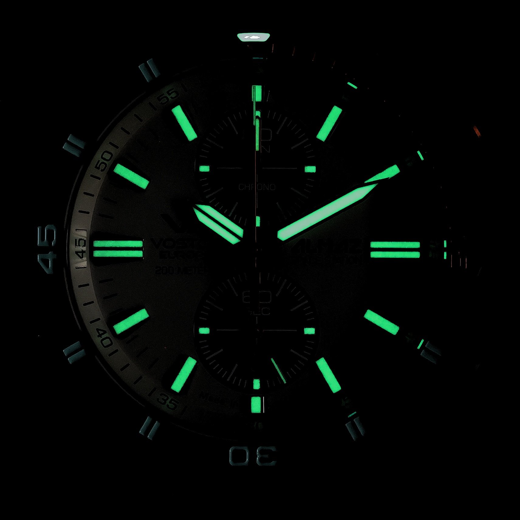 Vostok Europe 6S11-320C677 Almaz Almaz Chrono zegarek męski luksusowy mineralne utwardzane