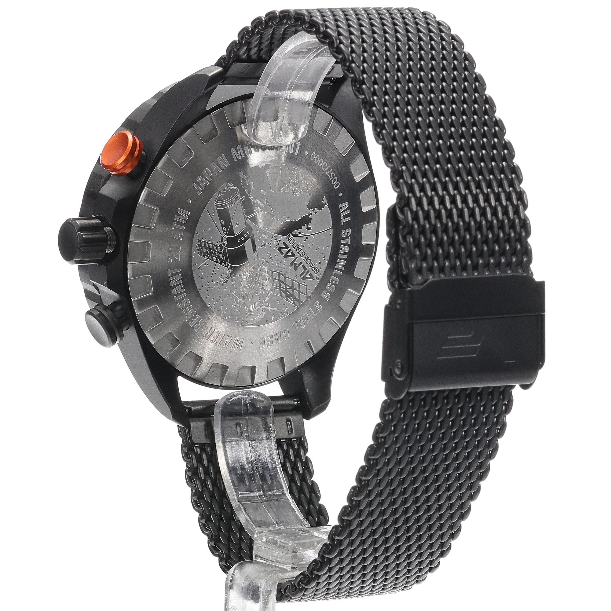 Vostok Europe 6S11-320C677B zegarek czarny luksusowy Almaz bransoleta
