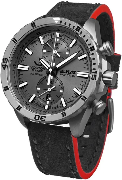 Vostok Europe 6S11-320H264 Almaz Almaz Space Station Chrono Titanium - zdjęcie 1