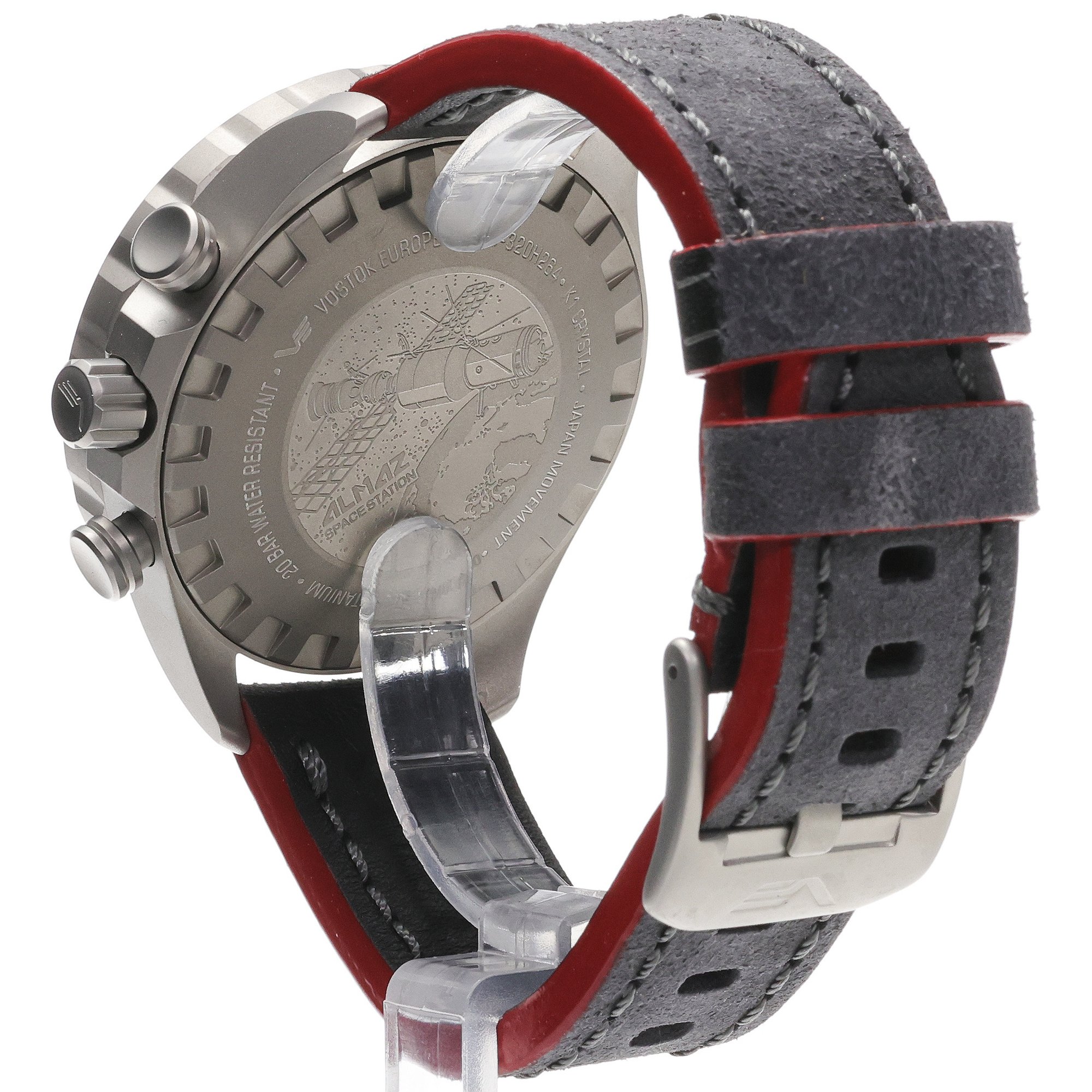 Vostok Europe 6S11-320H264 zegarek srebrny klasyczny Almaz pasek - miniatura 4