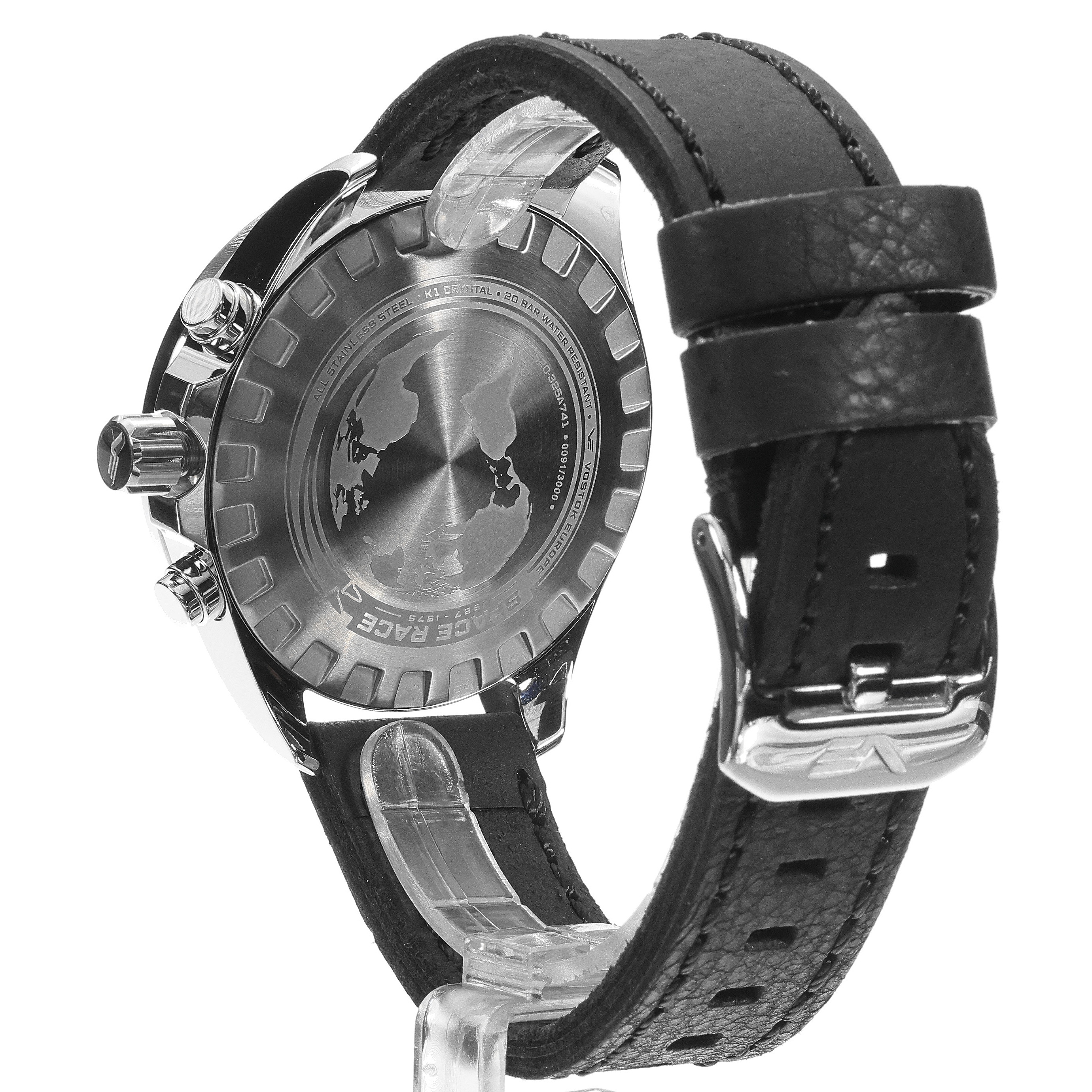 Vostok Europe 6S20-325A741 zegarek srebrny sportowy Space Race pasek - miniatura 2