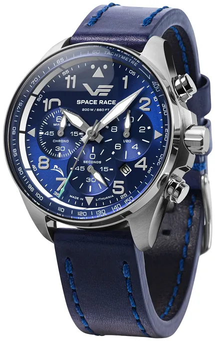 Vostok Europe 6S20-325A742 Space Race Space Race Blue Chrono