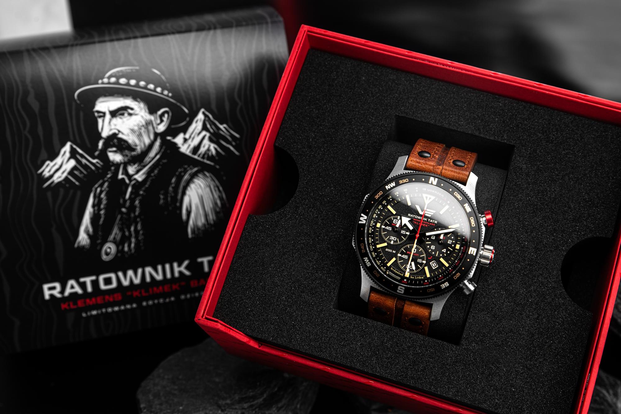 Vostok Europe 6S20-598ES16 Expedition 48mm Ratownik Tatr Klemens Klimek Bachleda Limited Edition Expedition wojskowy zegarek srebrny - miniatura 8