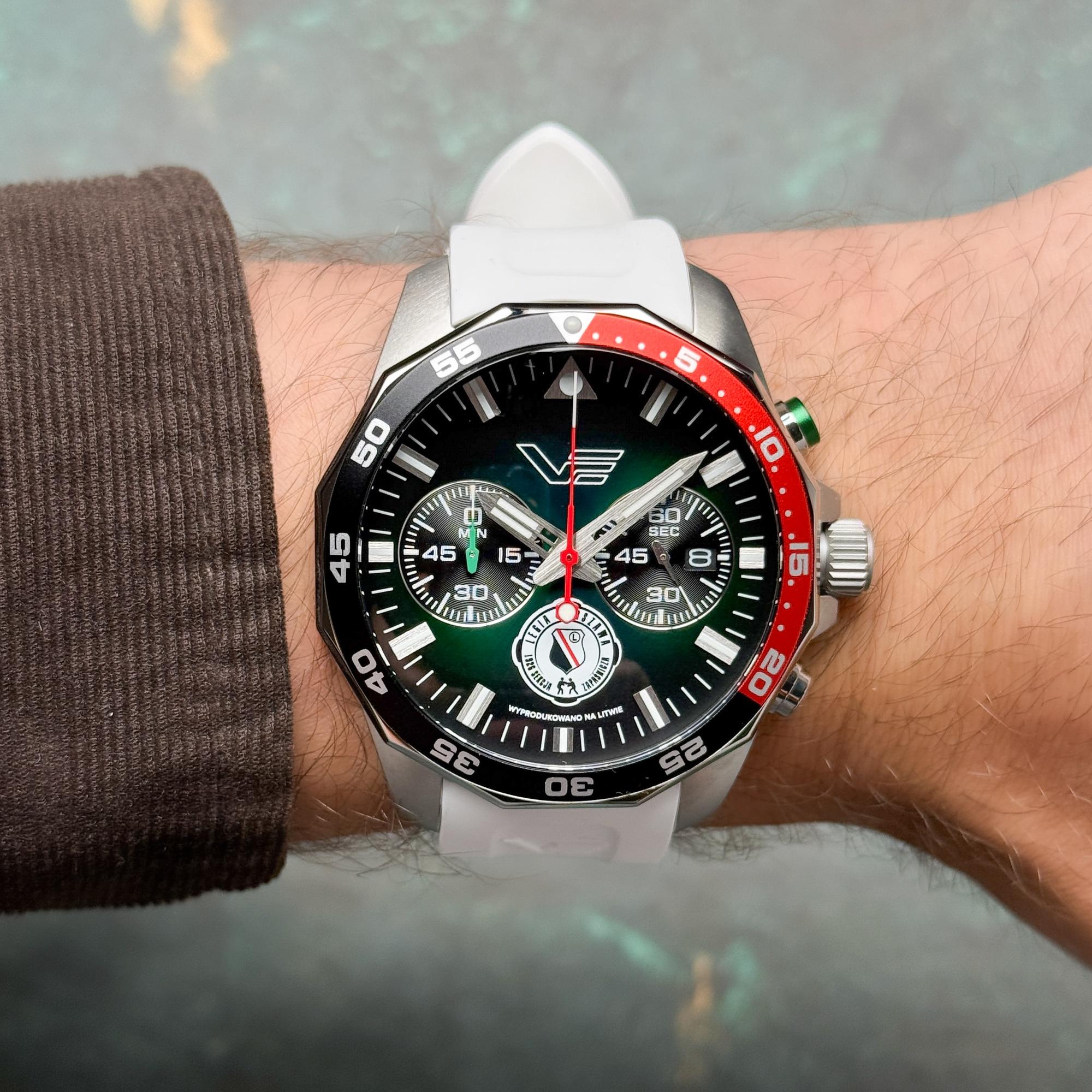Vostok Europe 6S21-225A473-A zegarek N1 Rocket z chronograf