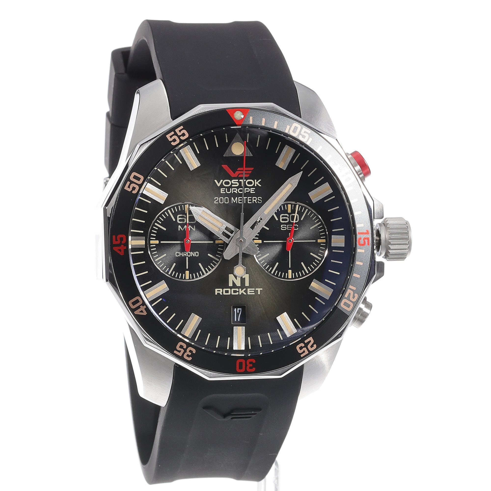 Vostok Europe 6S21-225A618S zegarek męski N1 Rocket - miniatura 3