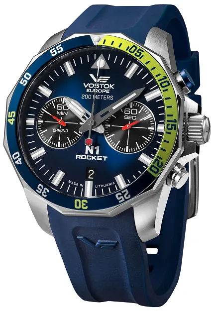 Vostok Europe 6S21-225A708S N1 Rocket Rocket N-1 Chrono