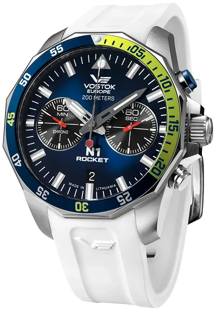 Vostok Europe 6S21-225A708SW N1 Rocket Rocket N-1 Chrono