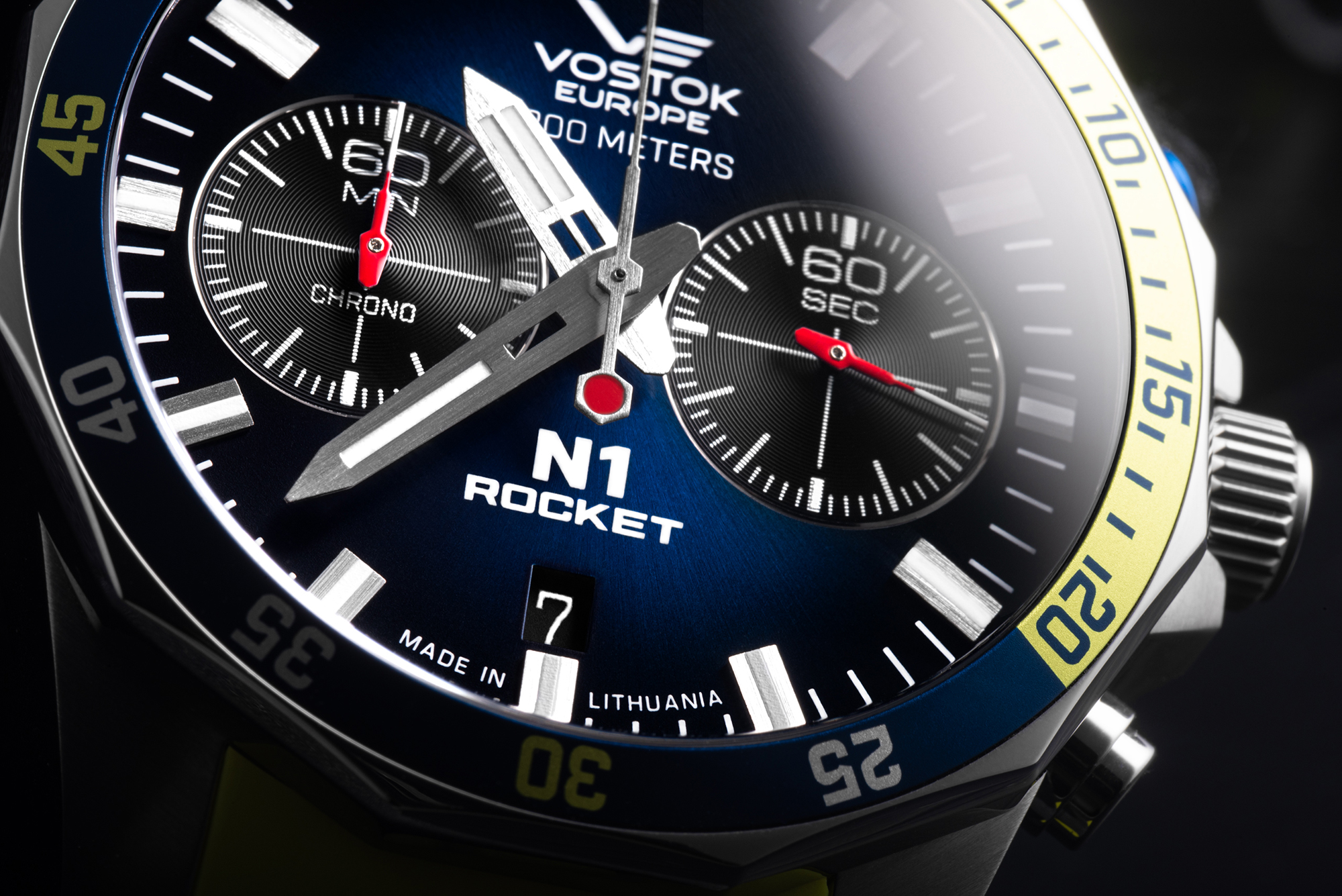 Vostok Europe 6S21-225A708SW zegarek męski N1 Rocket