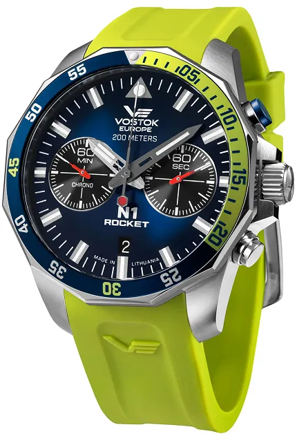 Vostok Europe 6S21-225A708SY N1 Rocket Rocket N-1 Chrono
